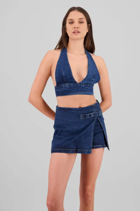 Top escote en v halter sold by Shasa