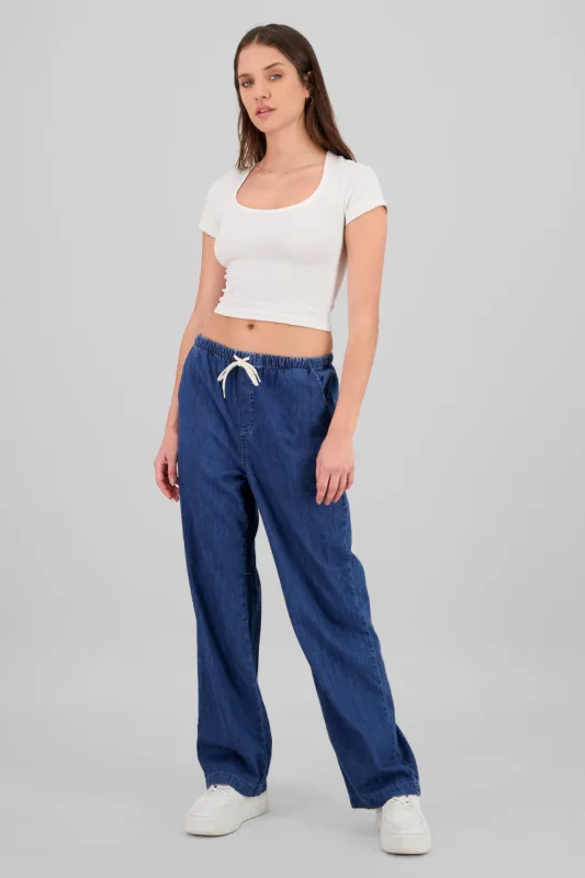 Pantalón wide leg con jareta sold by Shasa