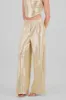 Pantalon wide leg fluido brillos sold by Shasa