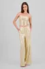 Pantalon wide leg fluido brillos sold by Shasa