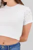 Playera manga corta detalle estrellas sold by Shasa