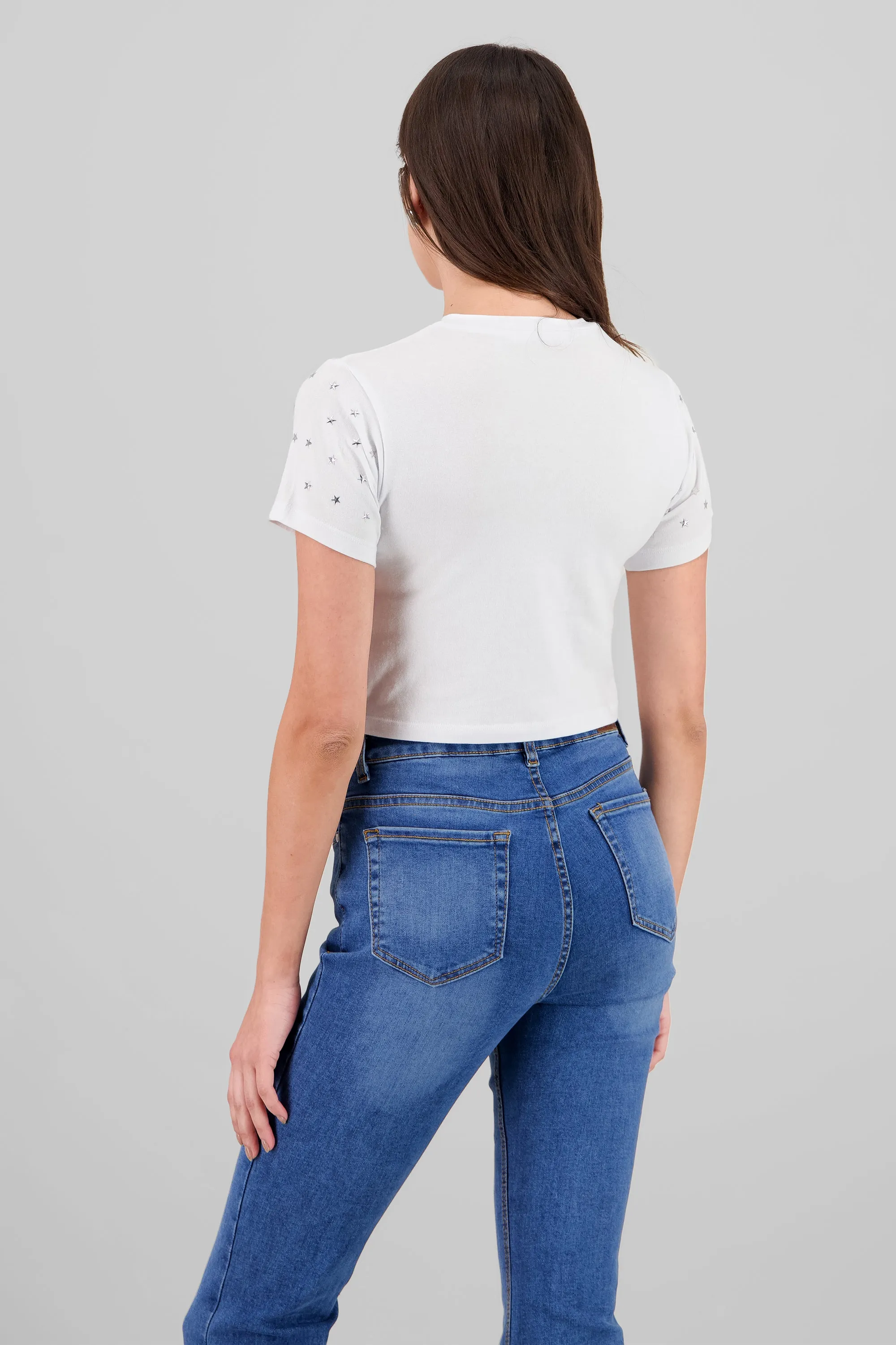 Playera manga corta detalle estrellas sold by Shasa product image thumbnail 4