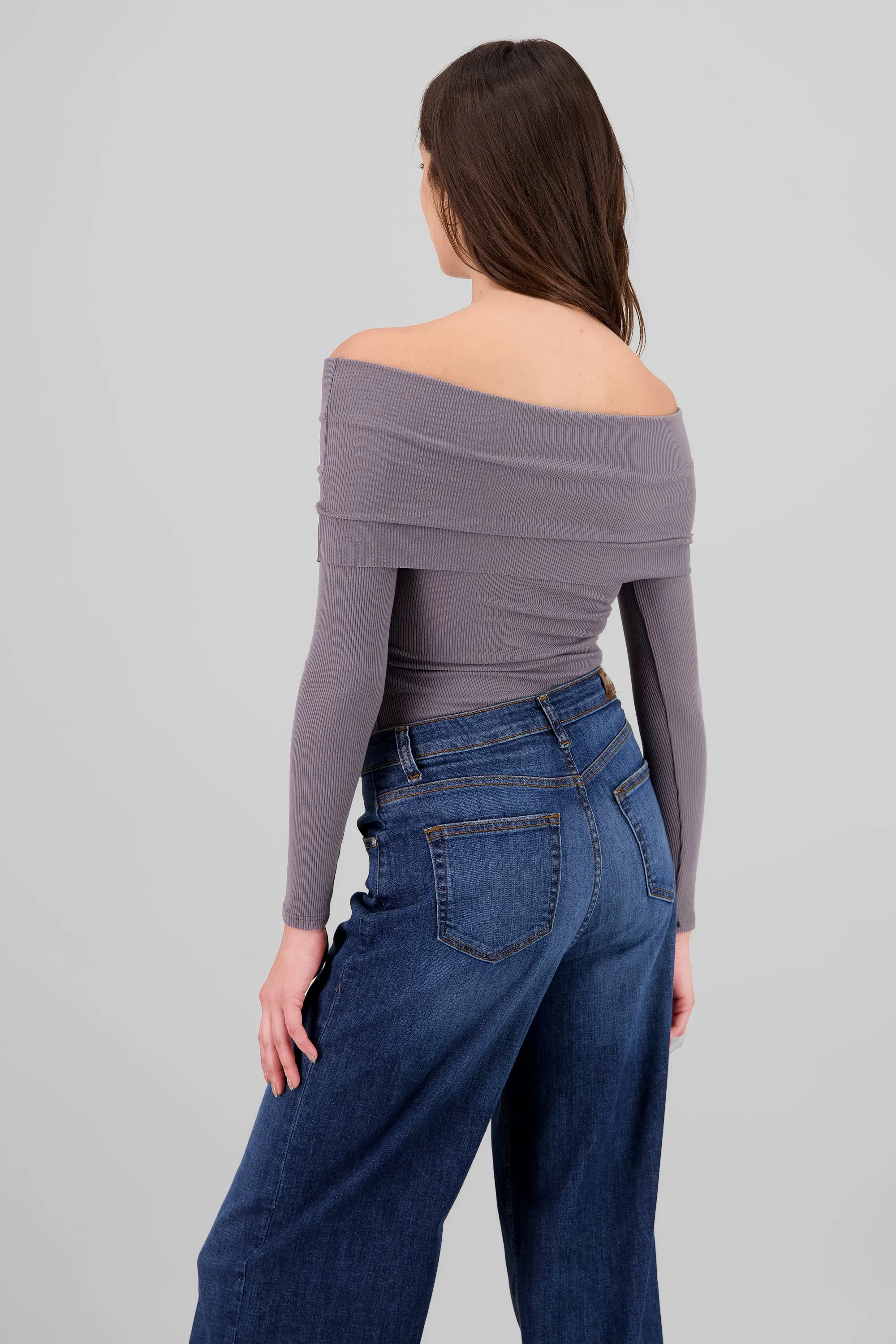 Top rib off shoulder sold by Shasa product image thumbnail 4