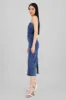 Vestido midi abertura trasera sold by Shasa