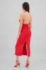 Vestido maxi cuello halter cascada sold by Shasa