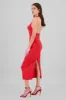 Vestido maxi cuello halter cascada sold by Shasa