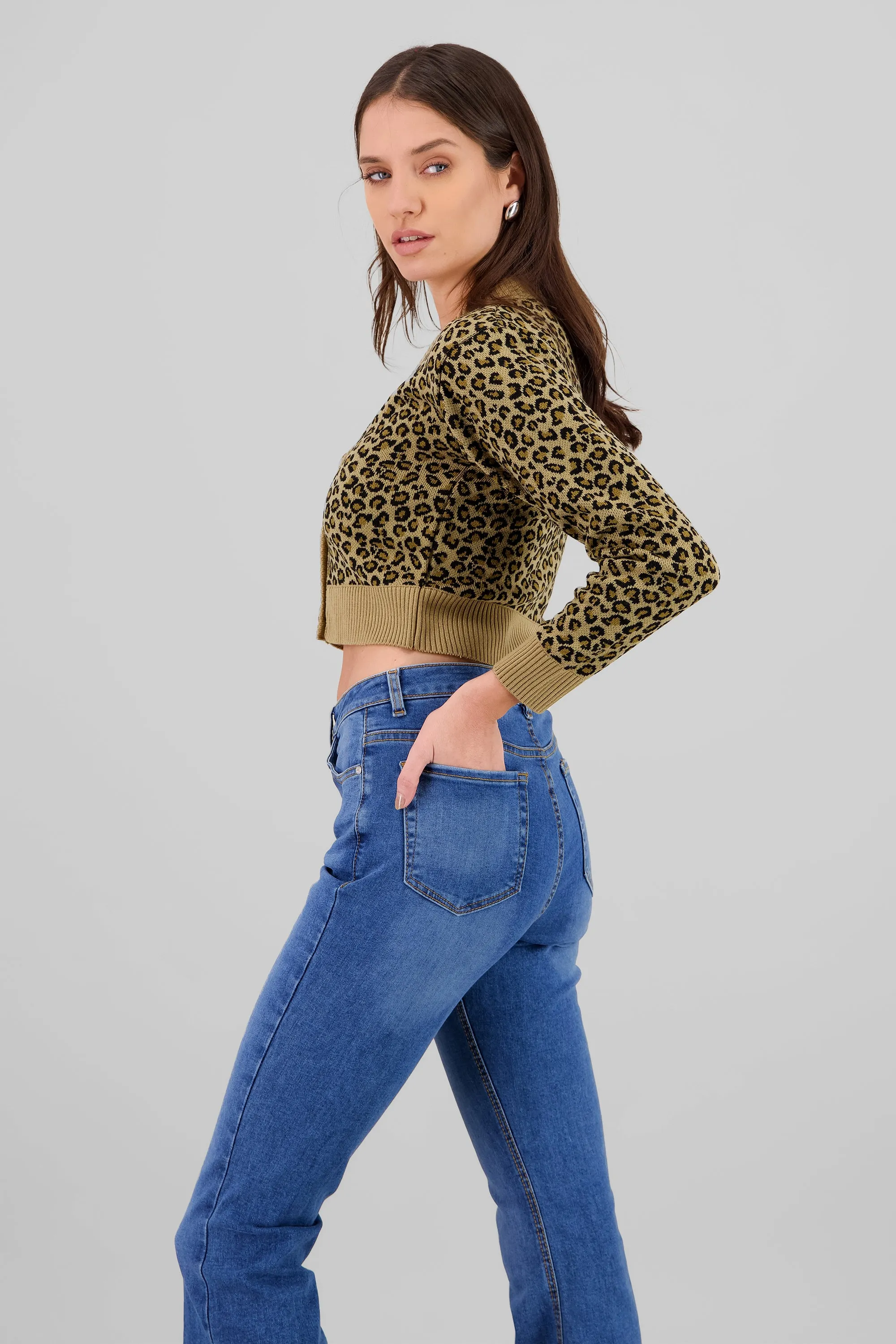 Cardigan tejido animal print detalle botones sold by Shasa product image thumbnail 3