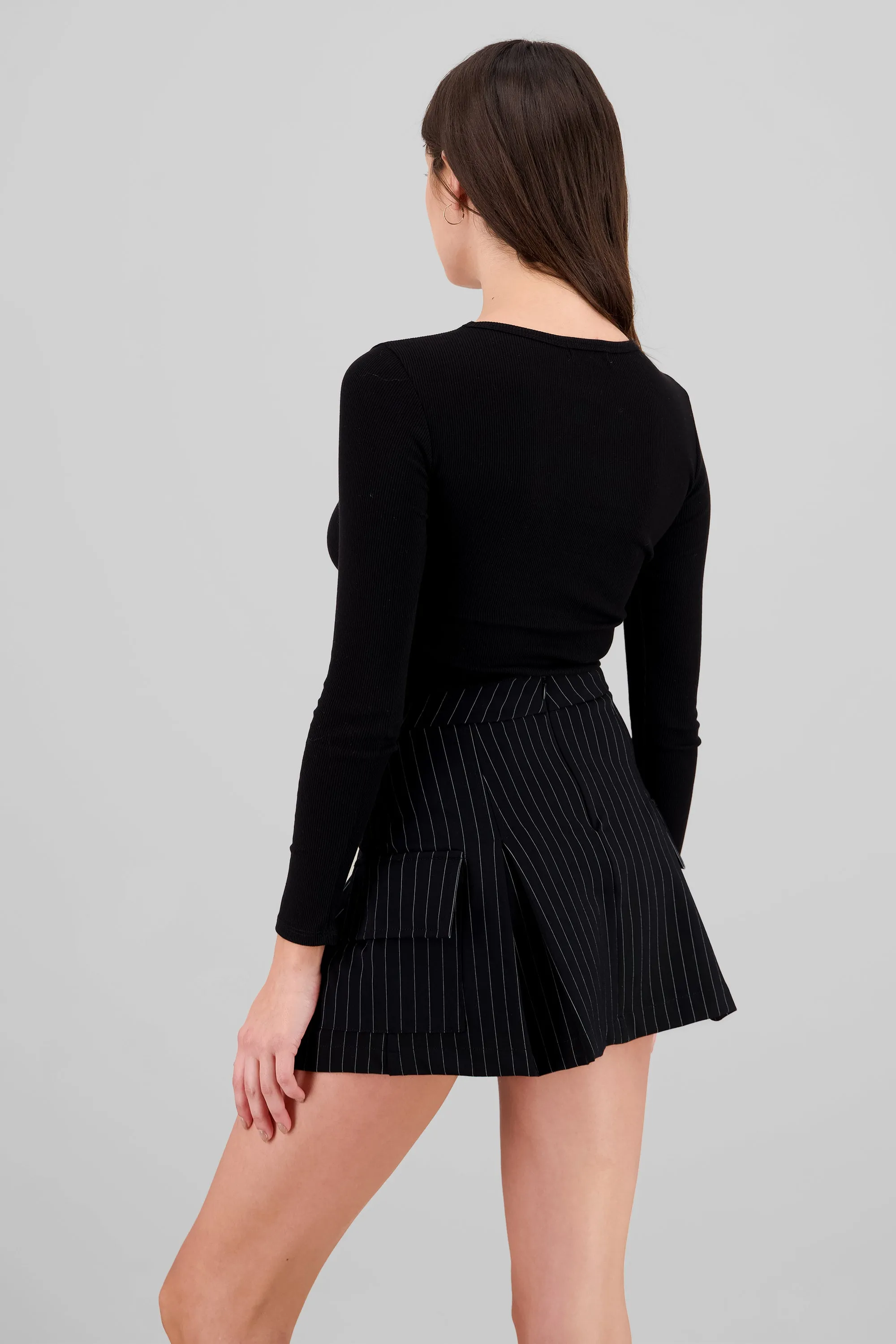 Top manga larga rib liso sold by Shasa product image thumbnail 4