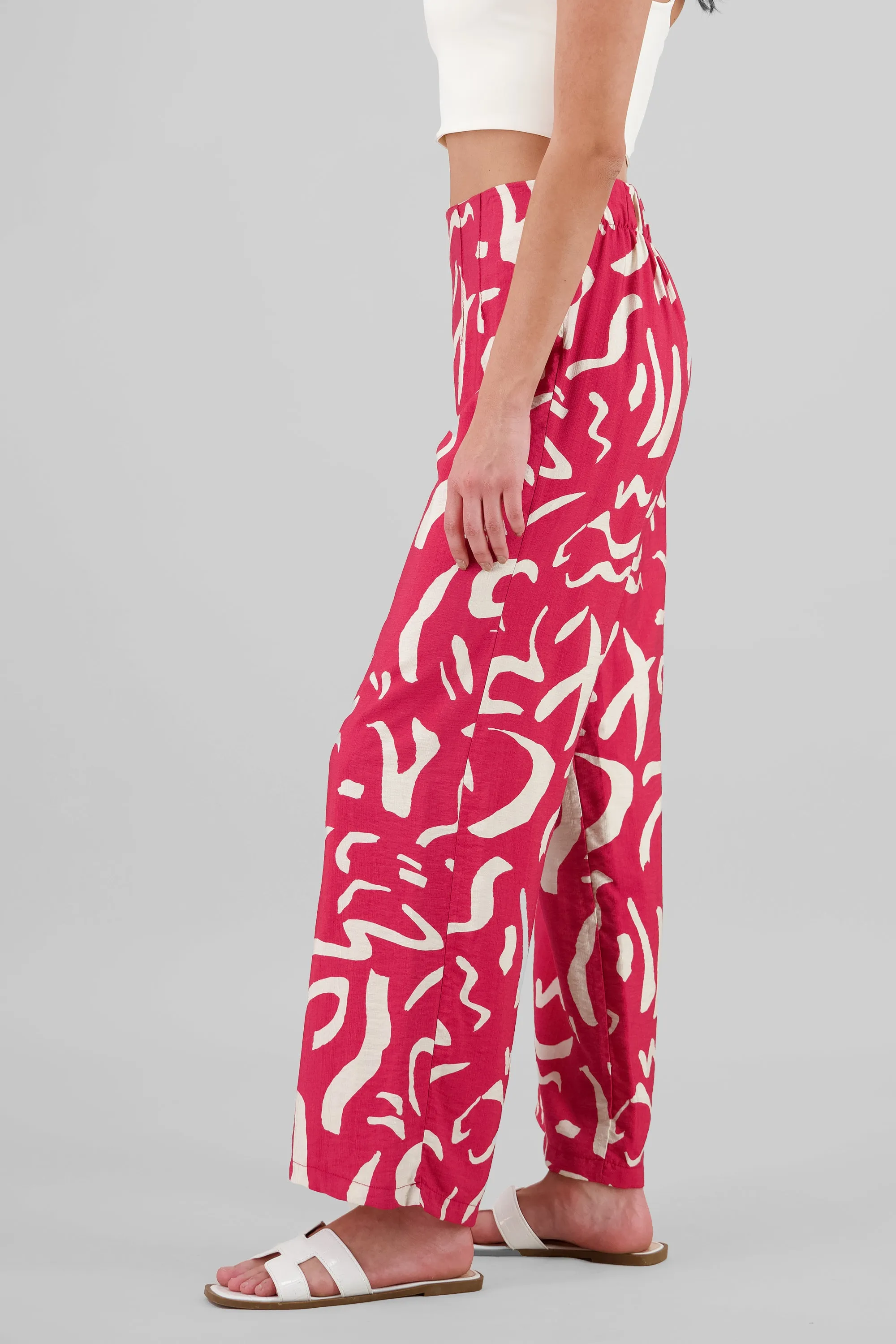 Pantalon wide leg estampado detalle pinzas sold by Shasa product image thumbnail 3