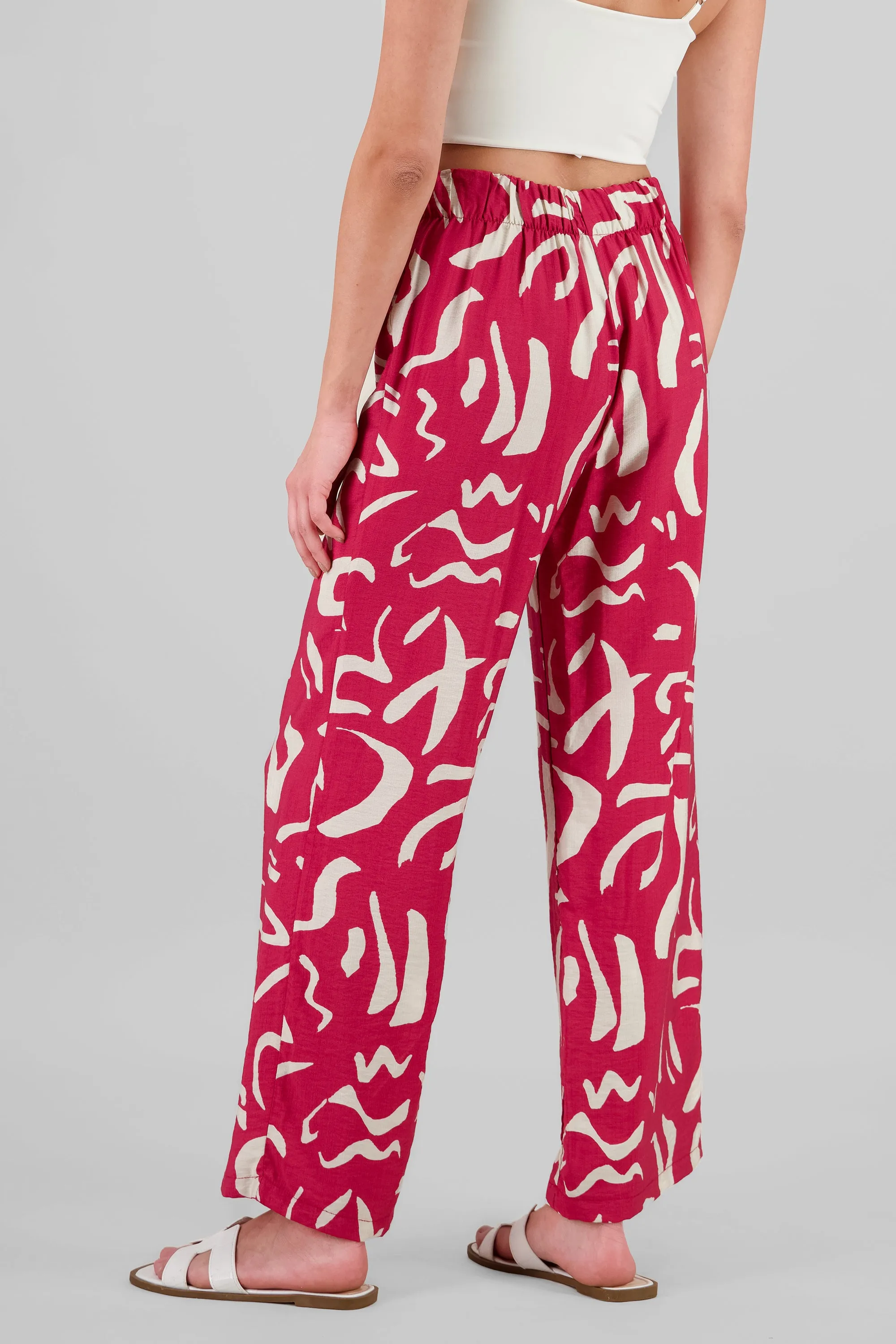Pantalon wide leg estampado detalle pinzas sold by Shasa product image thumbnail 4