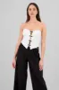 Top strapless detalle moños sold by Shasa