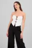 Top strapless detalle moños sold by Shasa