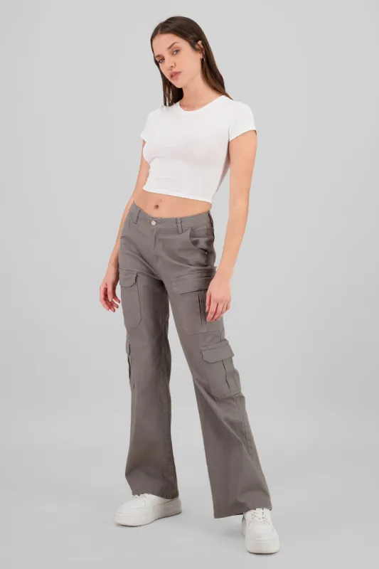 Jeans cargo recto sold by Shasa