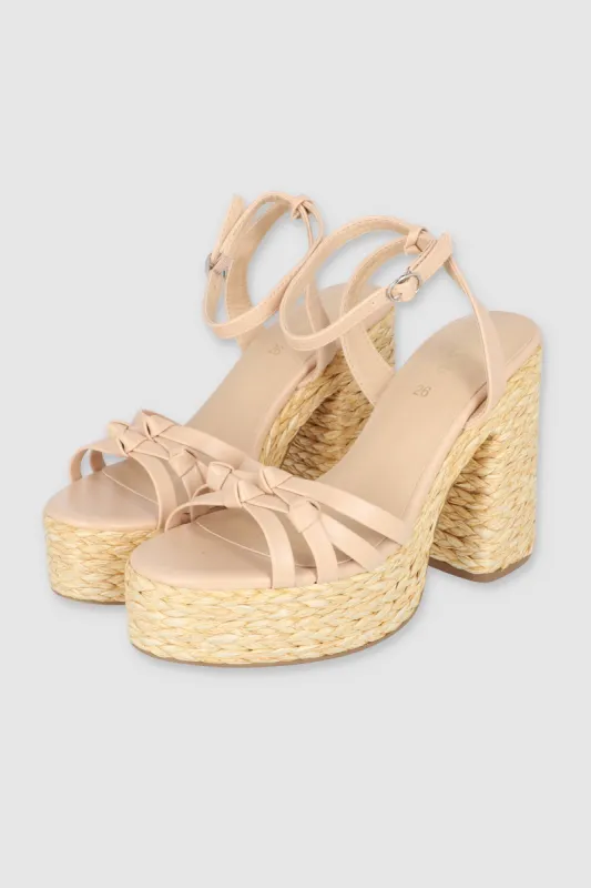 Tacón Yute Cruzado sold by Shasa