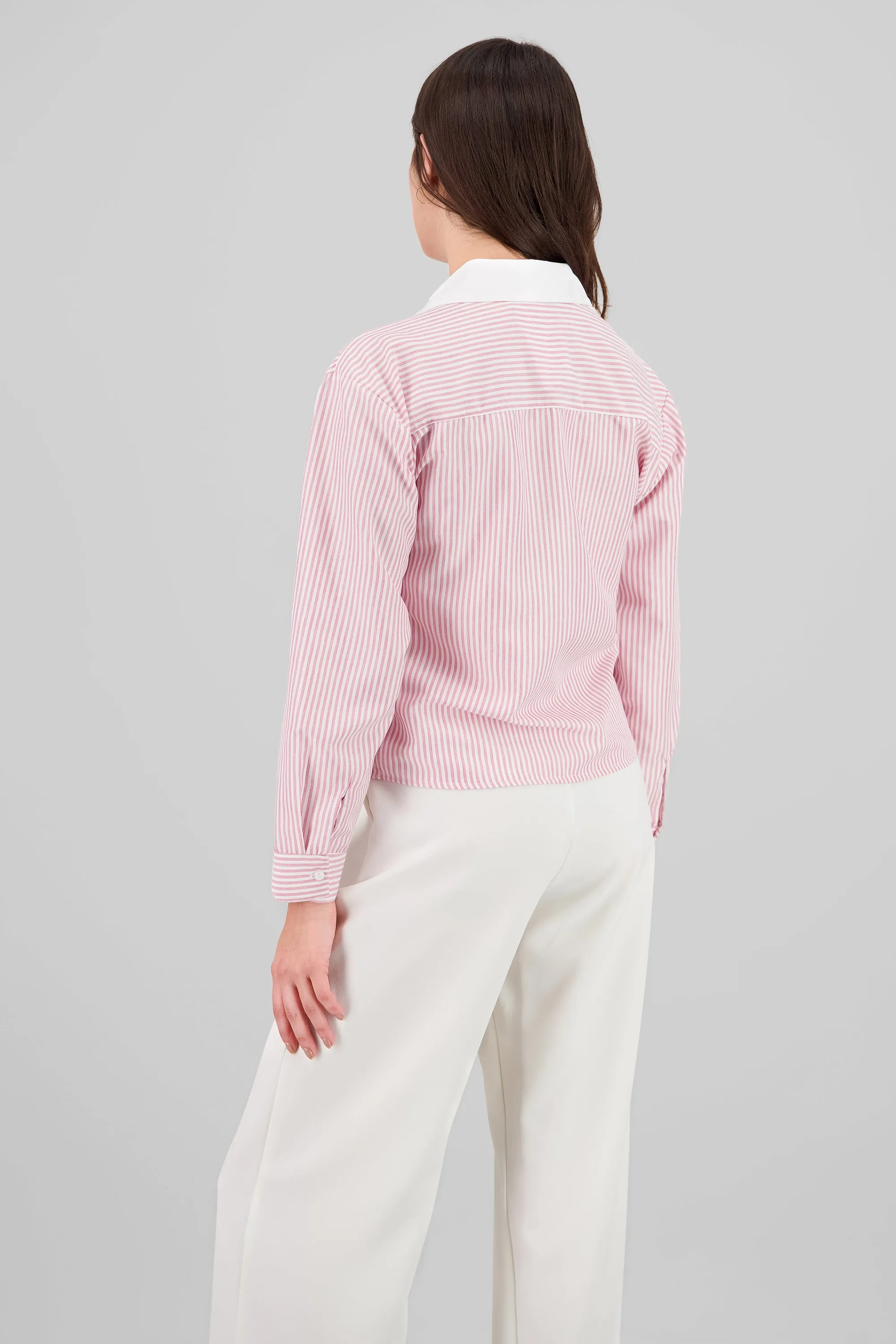 Camisa manga larga detalle contraste bolsa sold by Shasa product image thumbnail 4