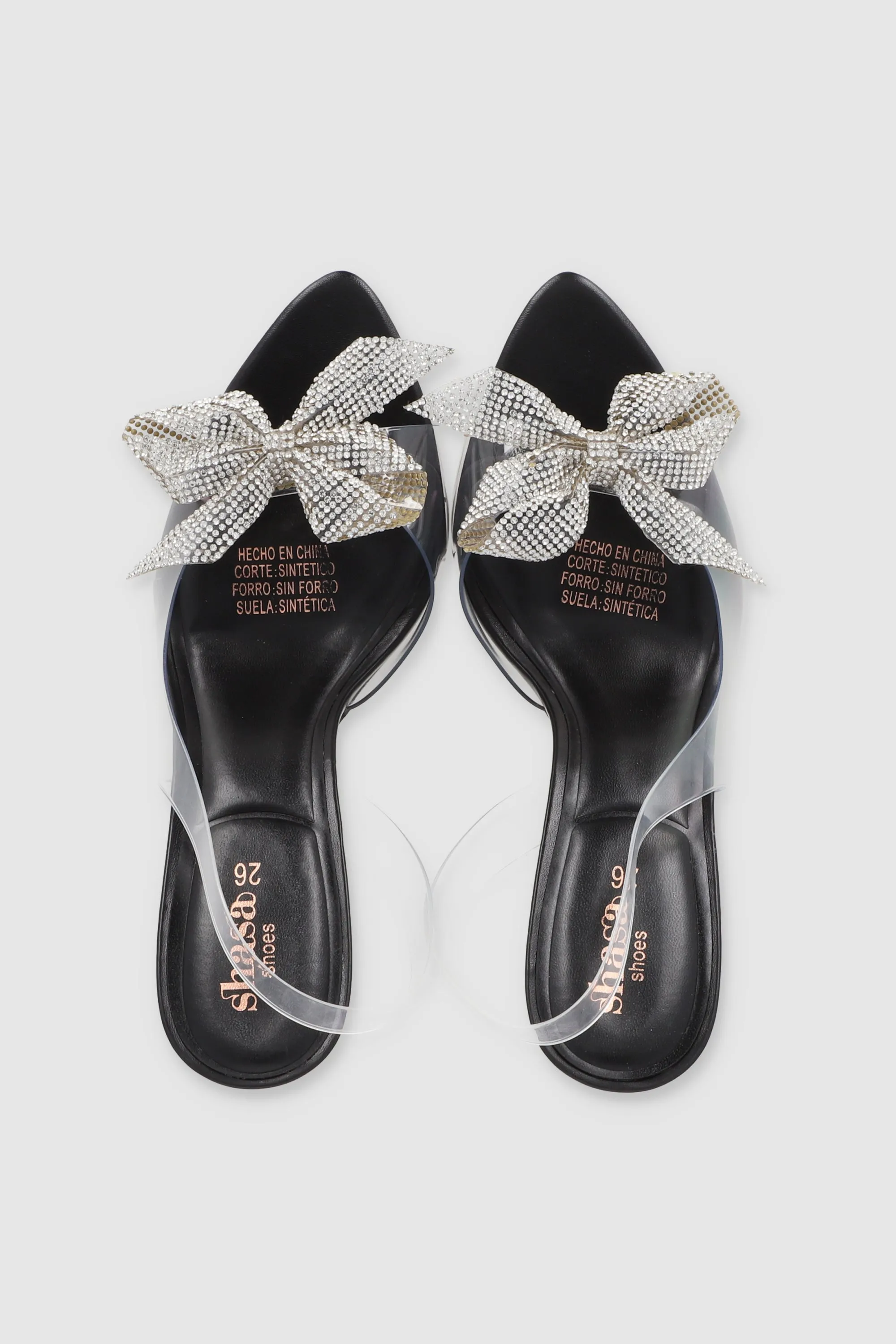 Tacon transparente moño brillos sold by Shasa product image thumbnail 2