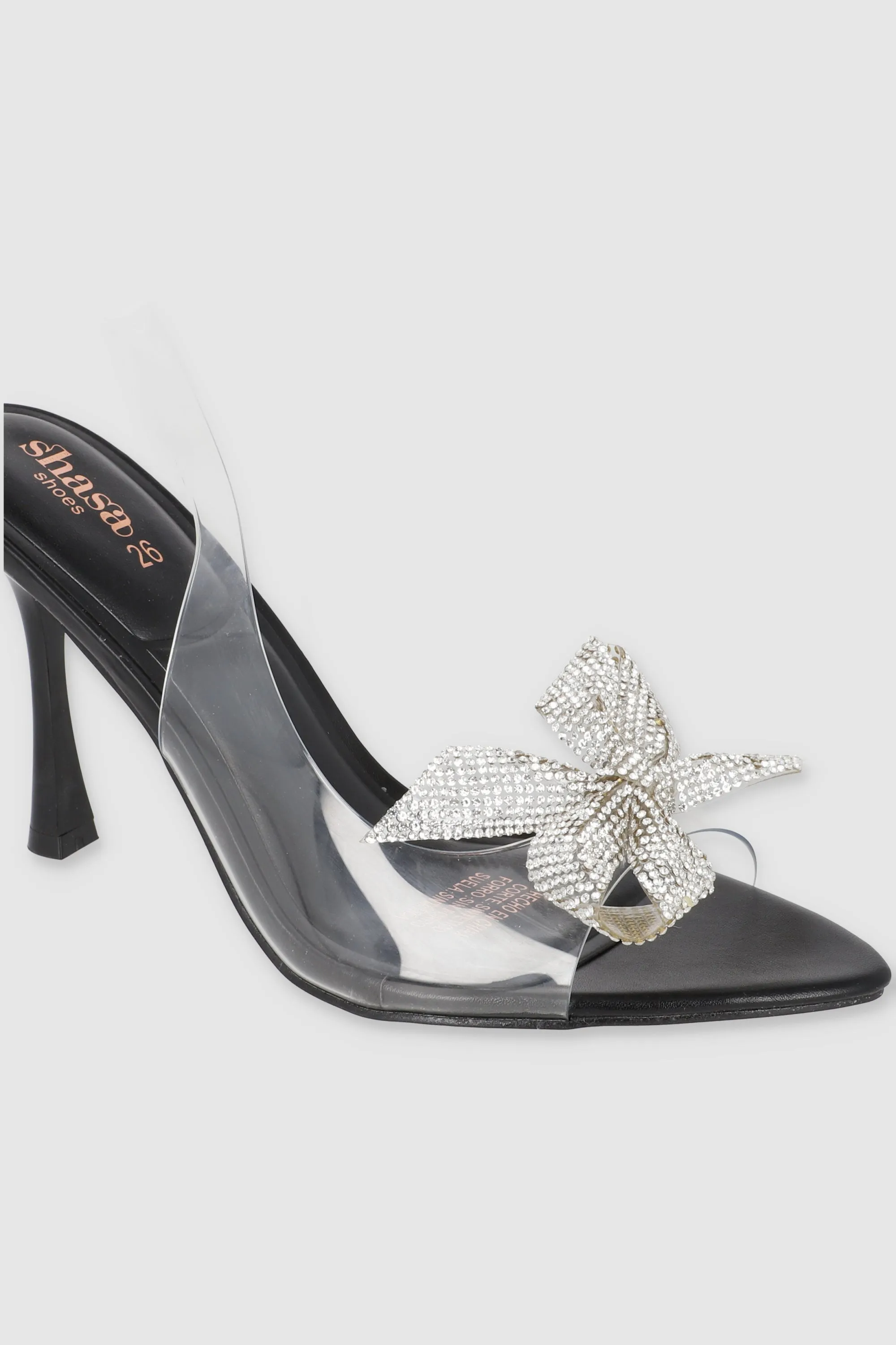 Tacon transparente moño brillos sold by Shasa product image thumbnail 5