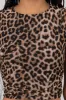 Top corto leopardo fruncido sold by Shasa