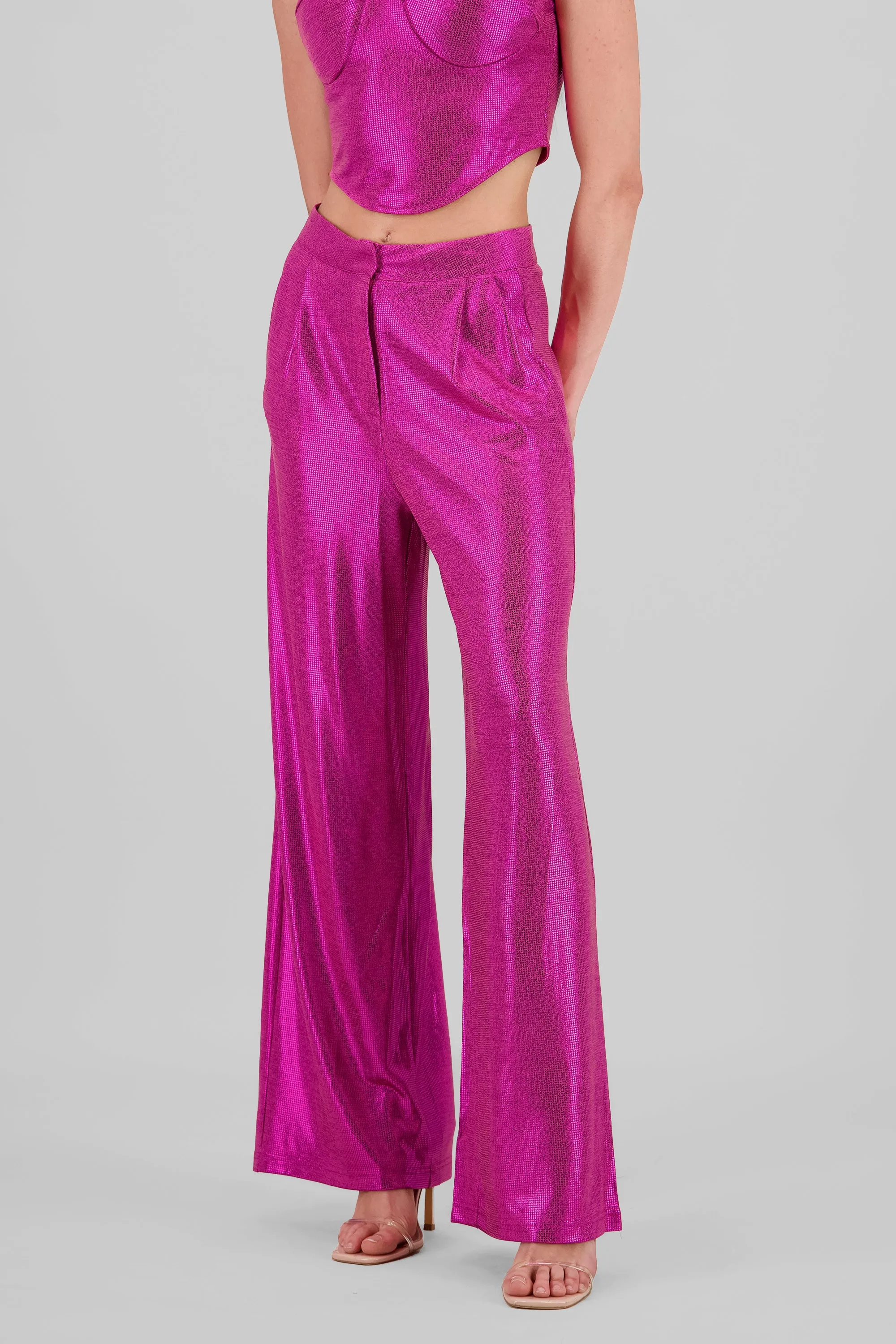 Pantalon wide leg fluido brillos sold by Shasa product image thumbnail 2