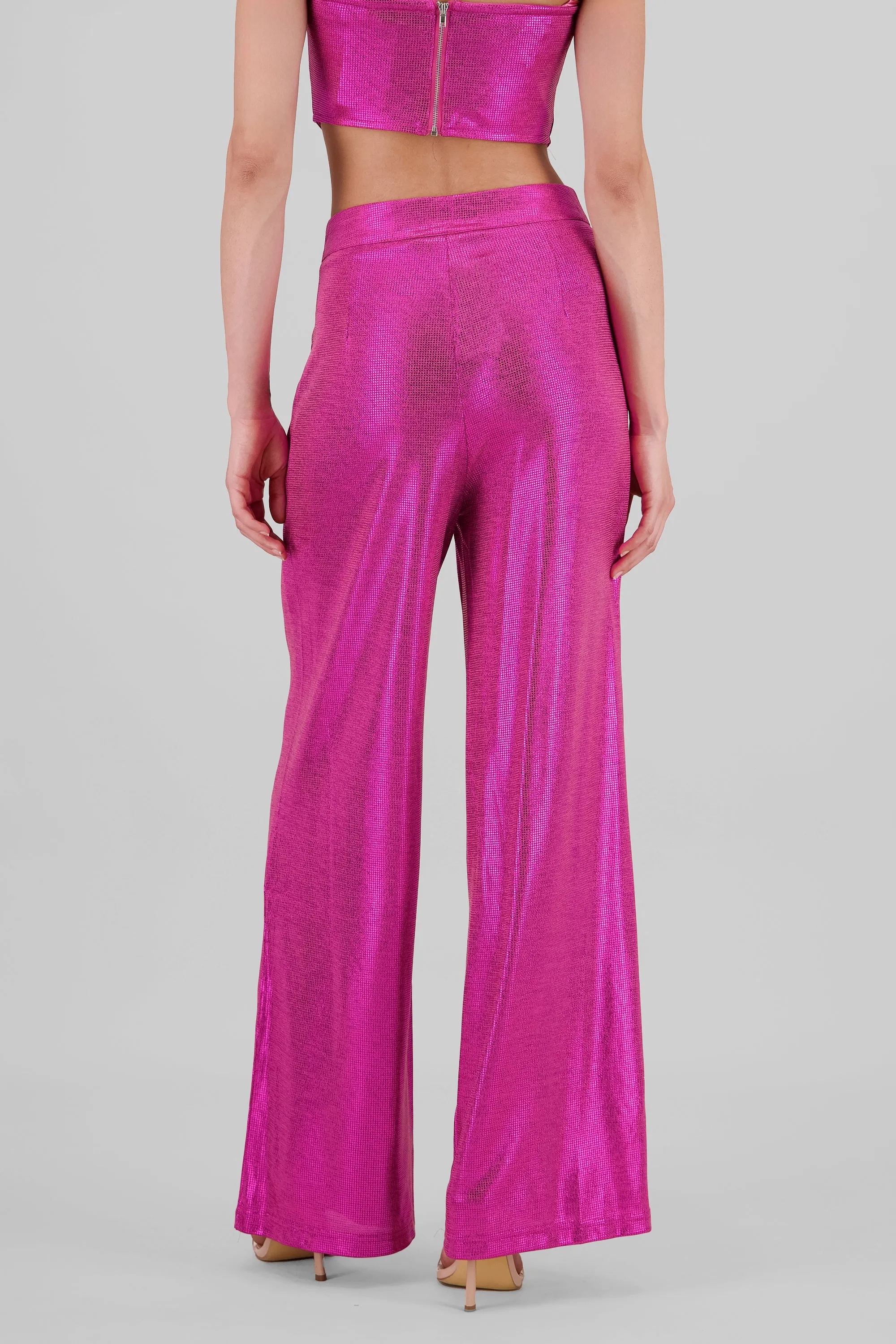 Pantalon wide leg fluido brillos sold by Shasa product image thumbnail 4