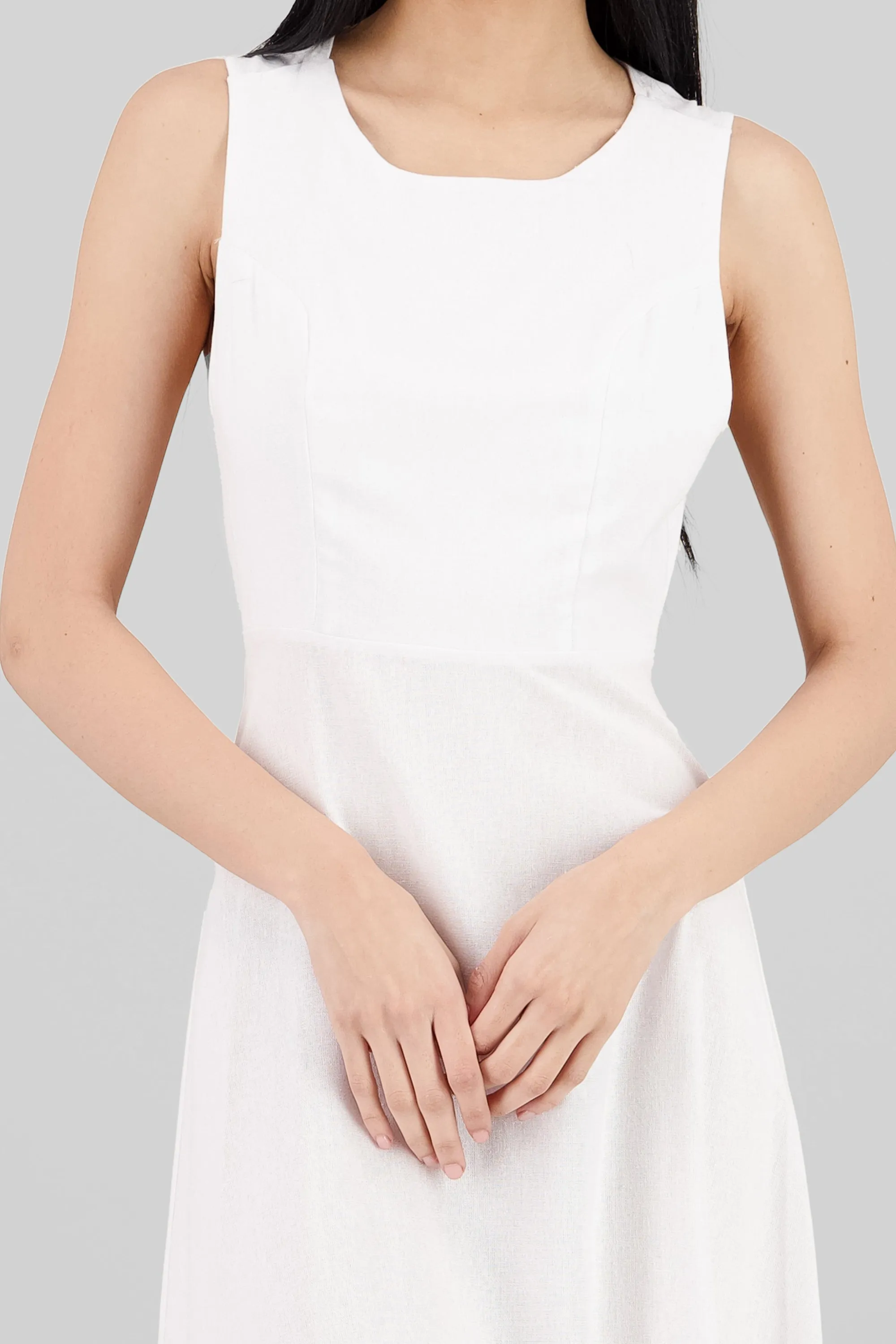 Vestido midi lino escote espalda sold by Shasa product image thumbnail 5