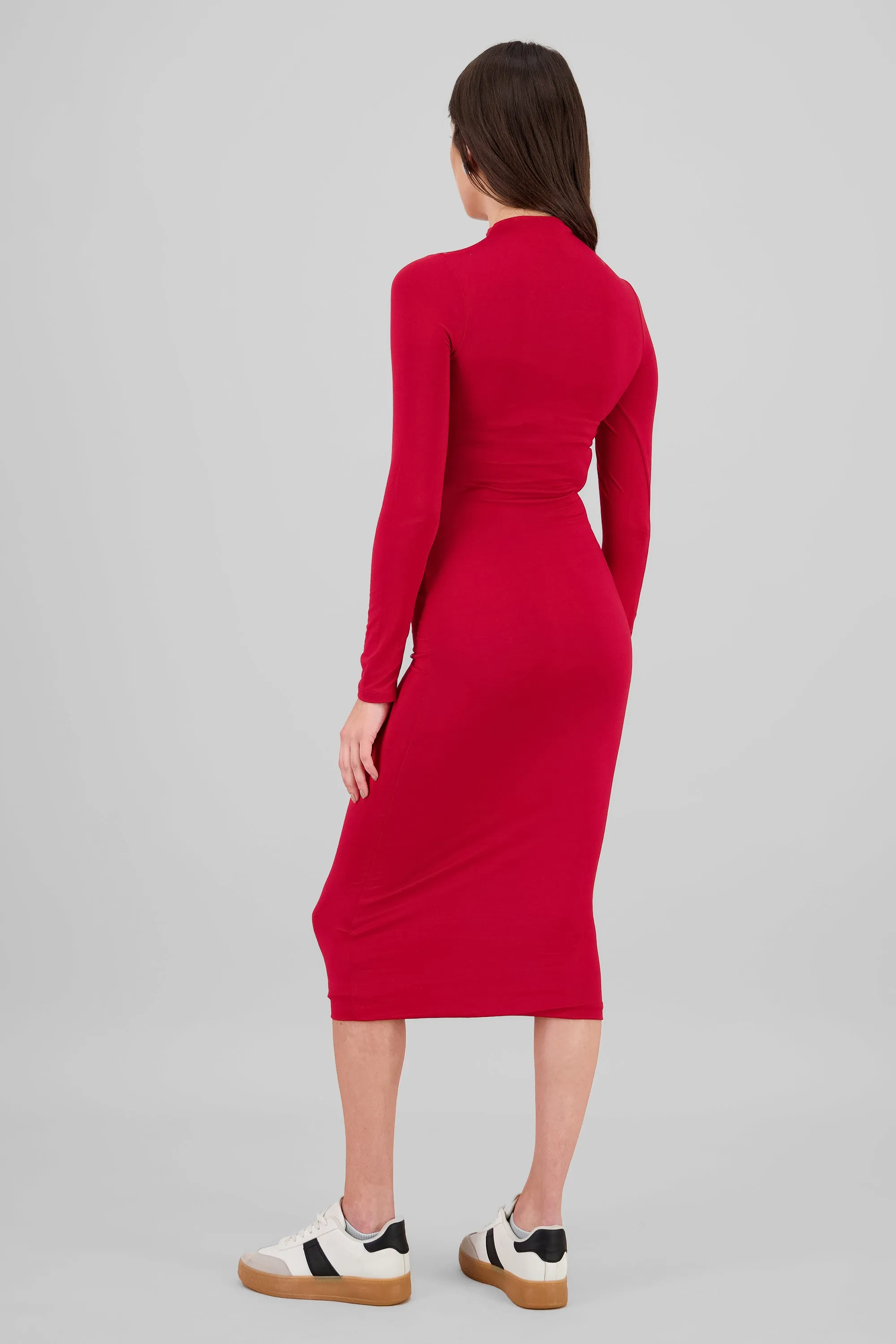 Vestido midi cuello alto sold by Shasa product image thumbnail 4