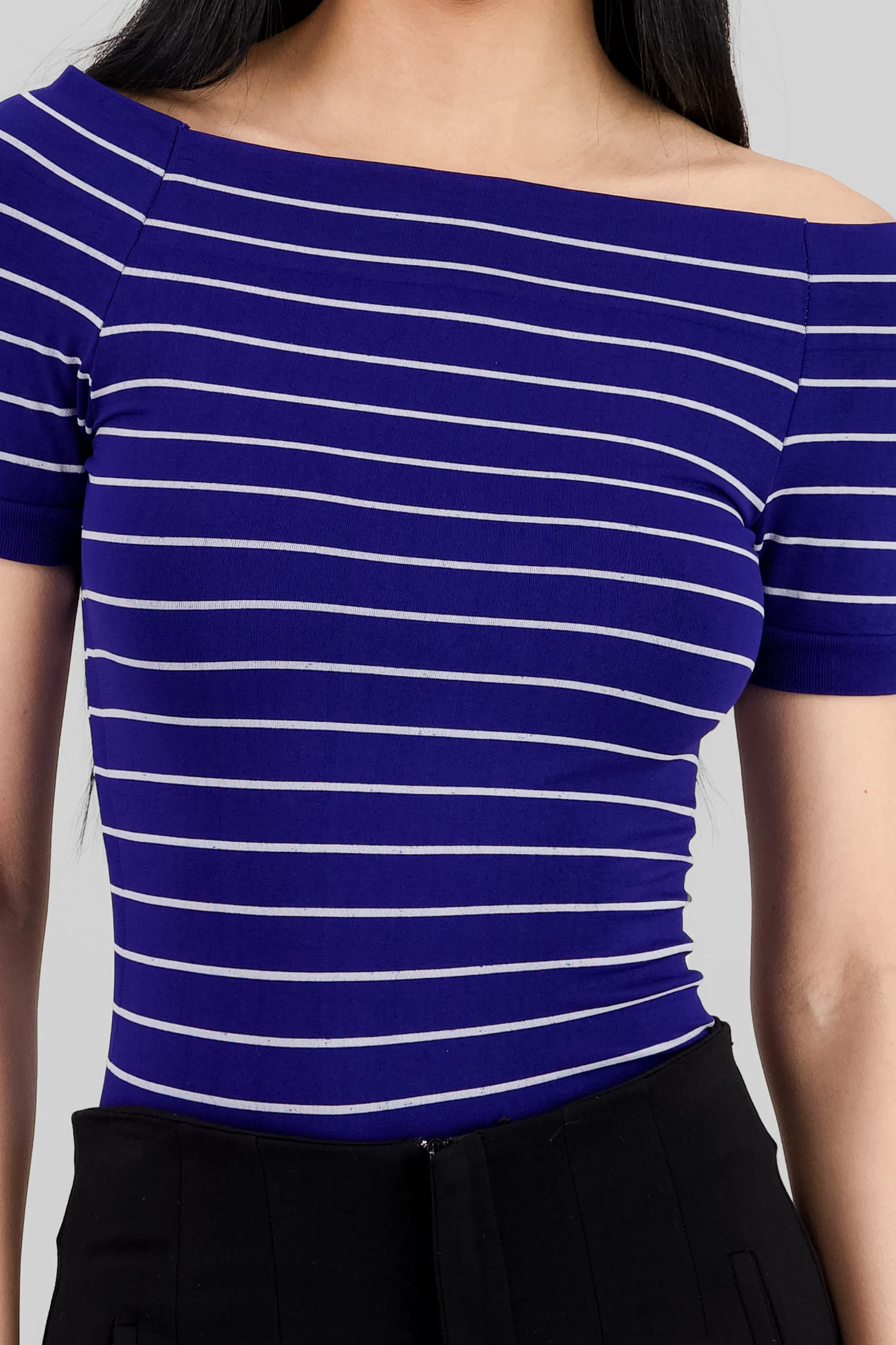 Bodysuit rayas hombro descubierto sold by Shasa product image thumbnail 5