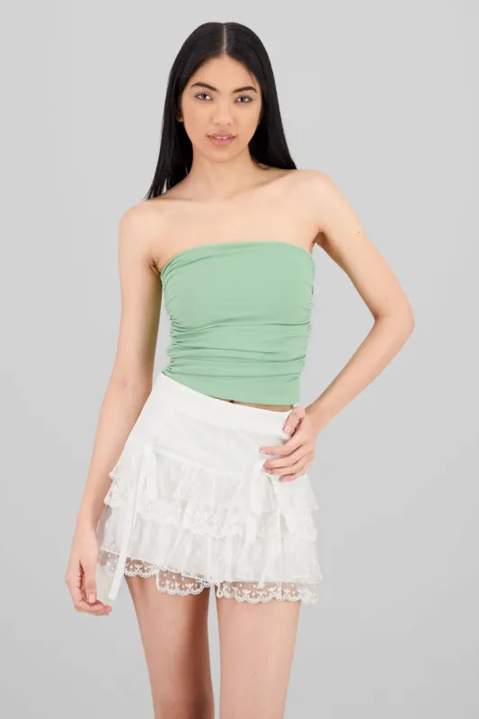 Top Tubo Strapless Drapeado sold by Shasa