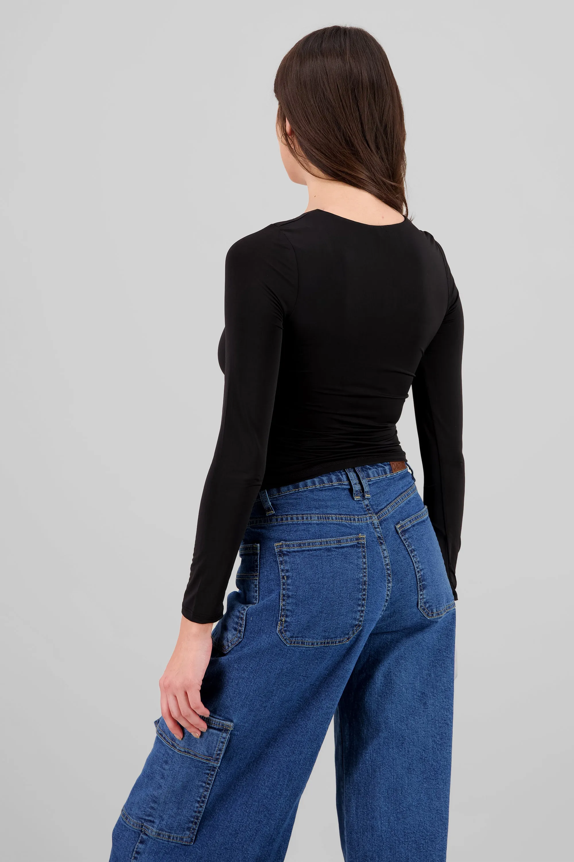 Top manga larga escote redondo sold by Shasa product image thumbnail 4