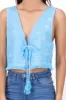 Blusa bordado sin mangas sold by Shasa