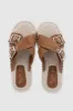 Sandalia tiras cruzadas suela ancha yute sold by Shasa