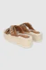 Sandalia tiras cruzadas suela ancha yute sold by Shasa