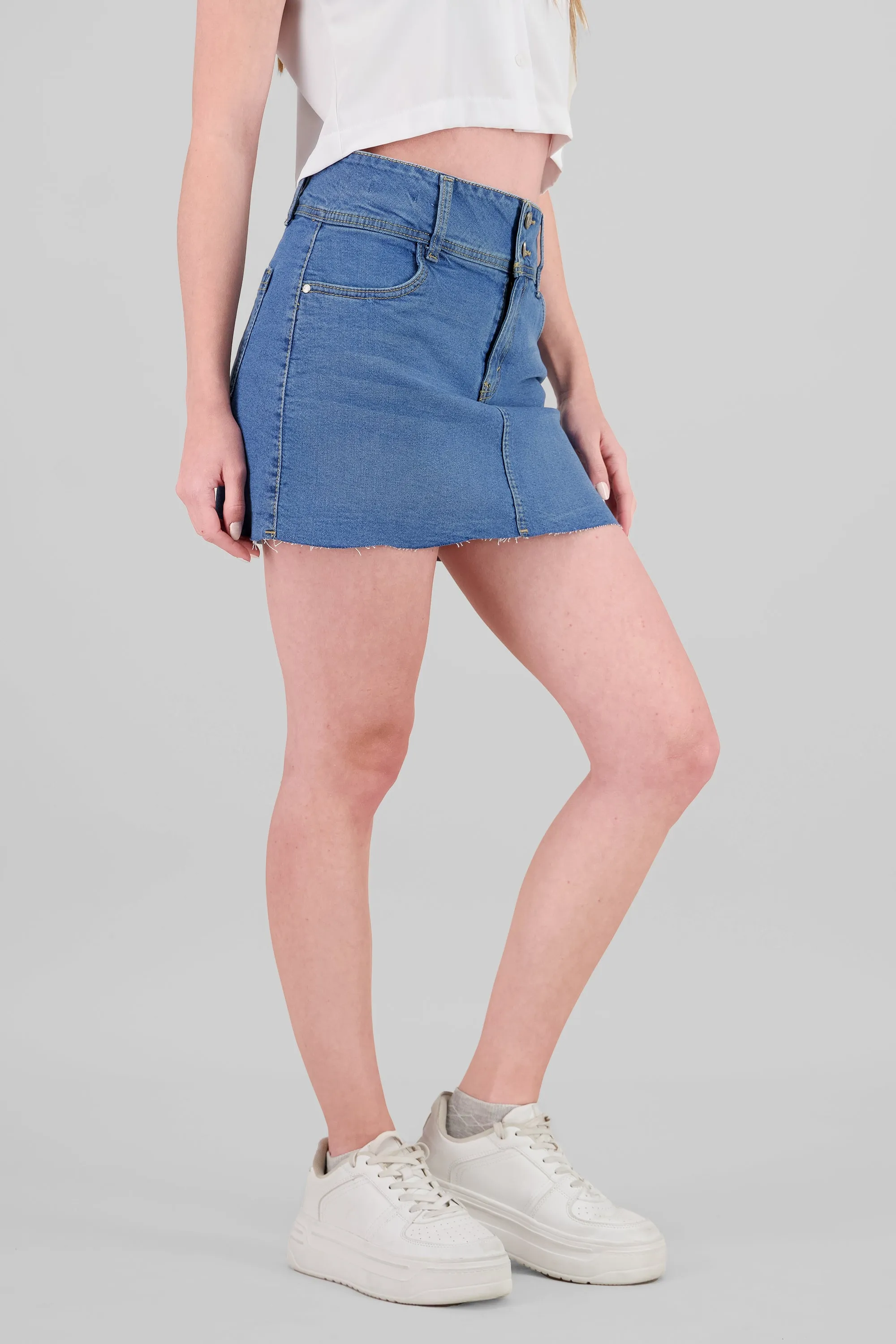 Falda short con doble botón sold by Shasa product image thumbnail 3