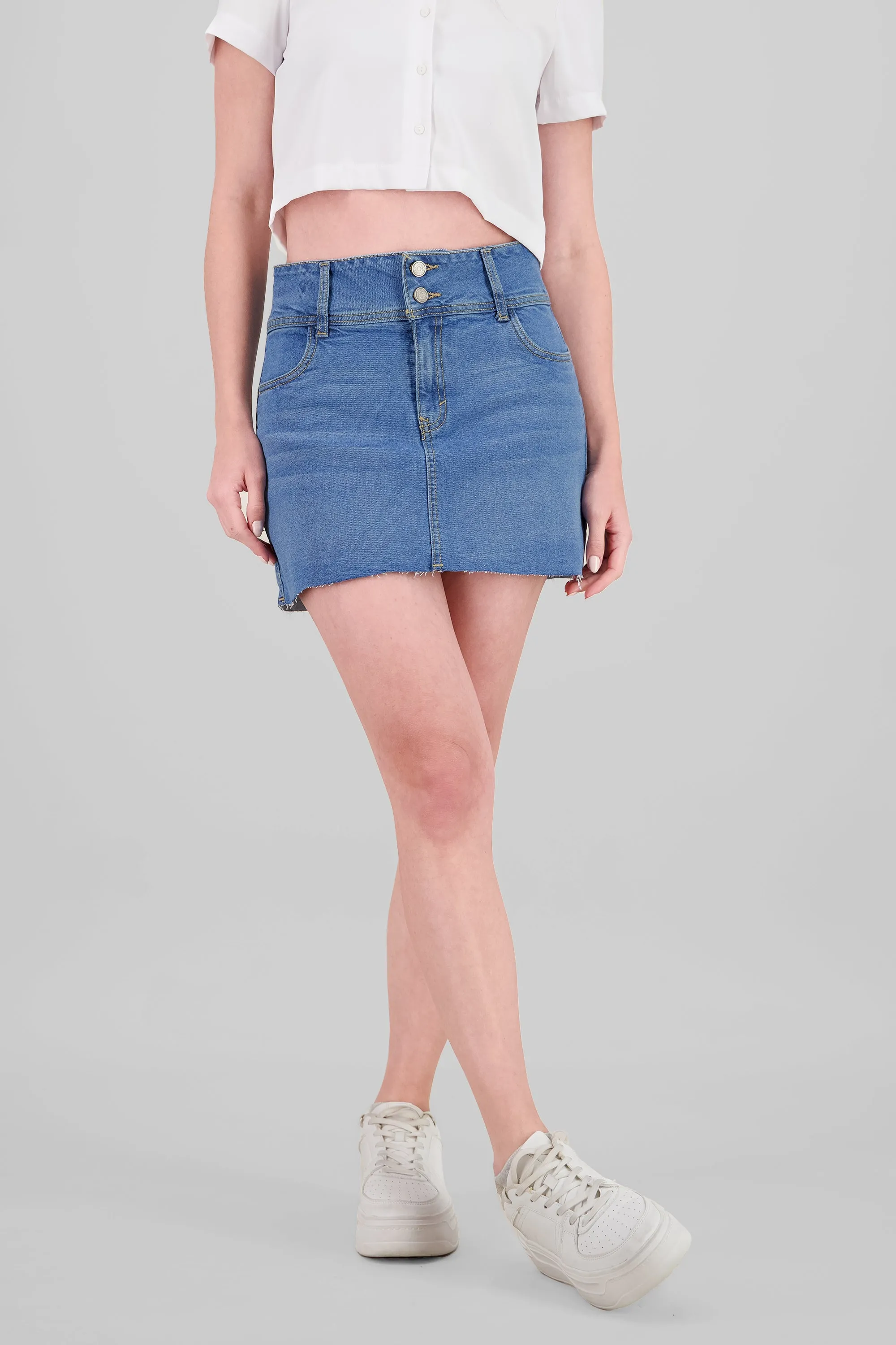 Falda short con doble botón sold by Shasa product image thumbnail 2