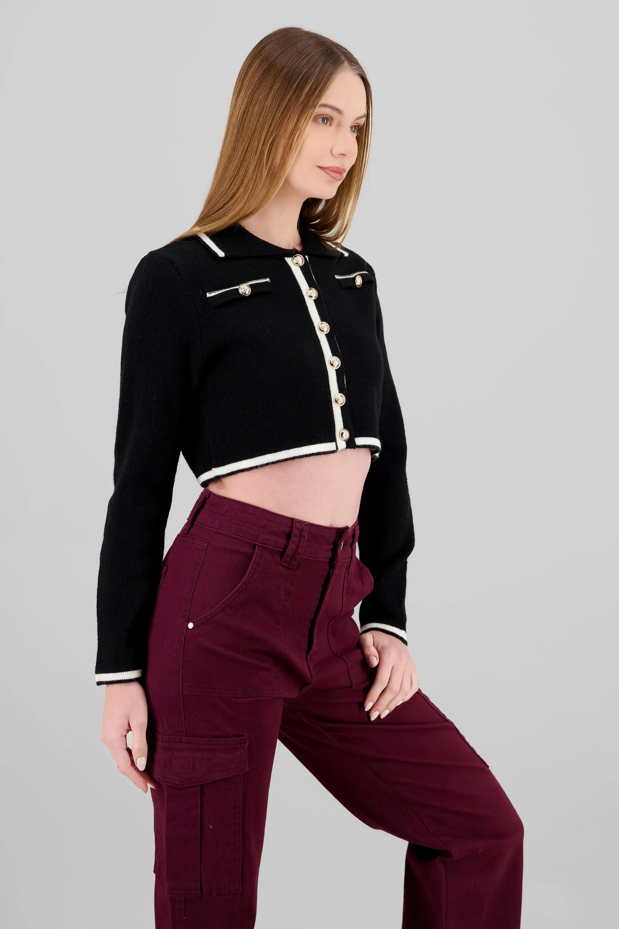 Sueter corto contraste sold by Shasa product image thumbnail 3