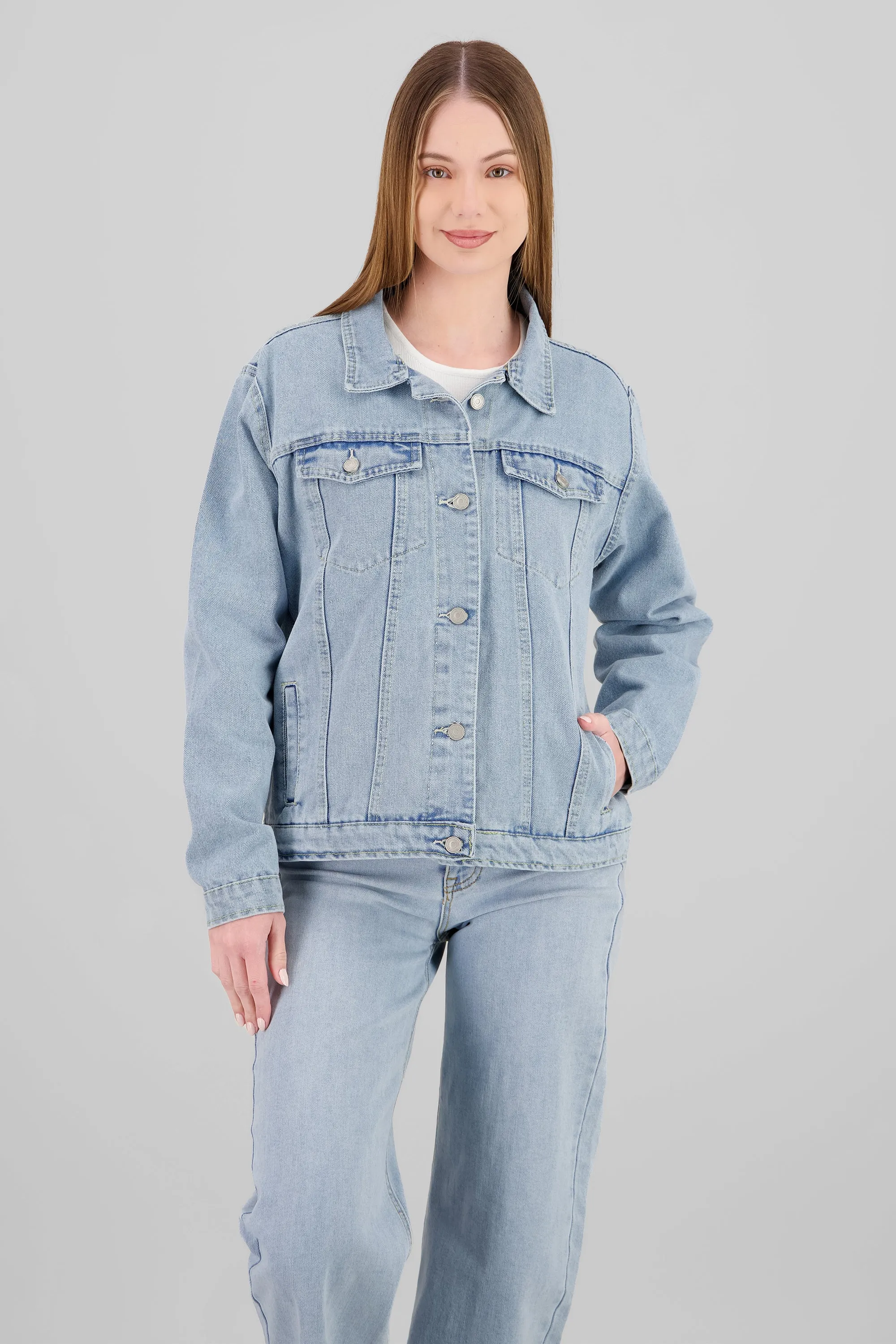 Chamarra trucker oversize sold by Shasa product image thumbnail 2