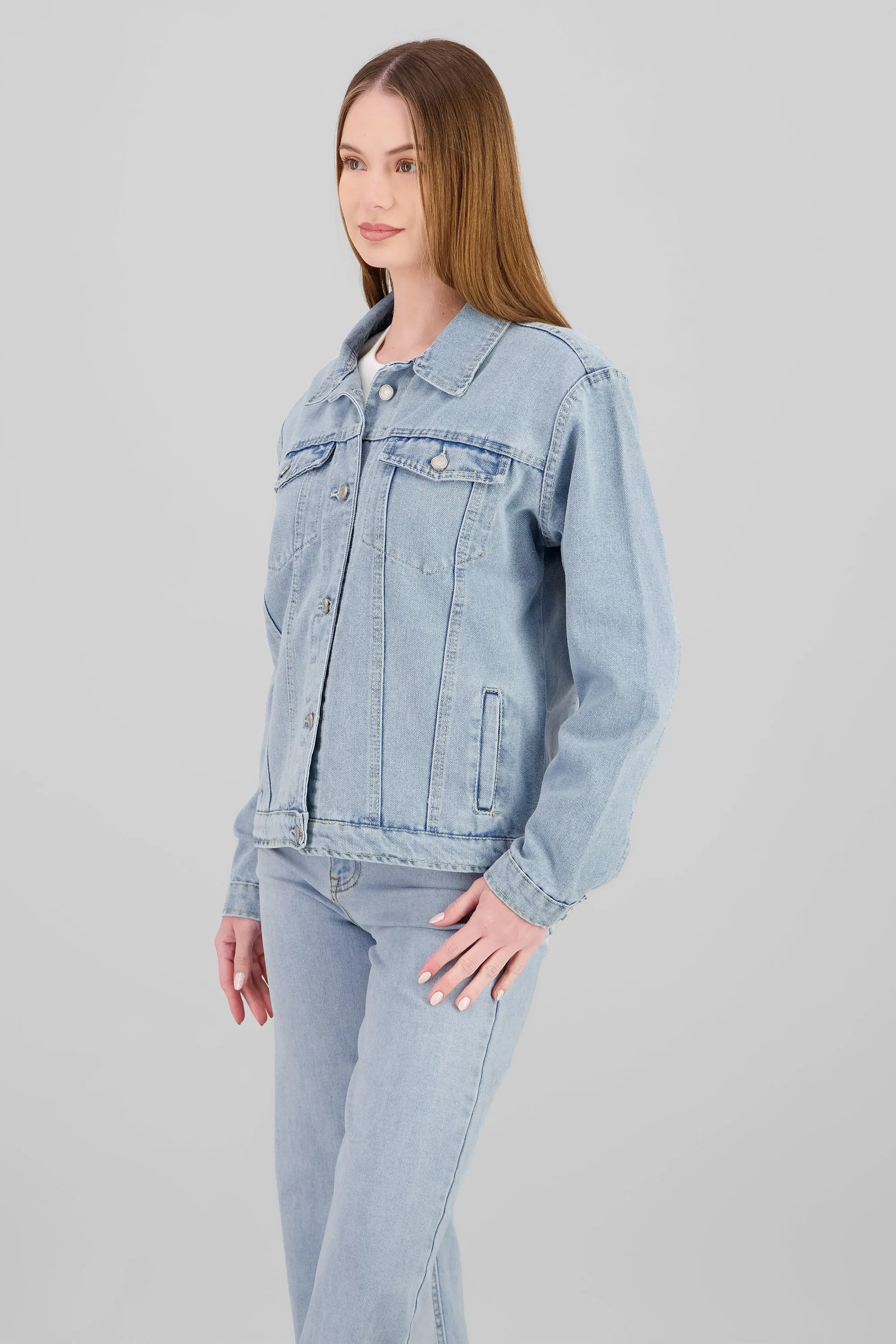 Chamarra trucker oversize sold by Shasa product image thumbnail 3