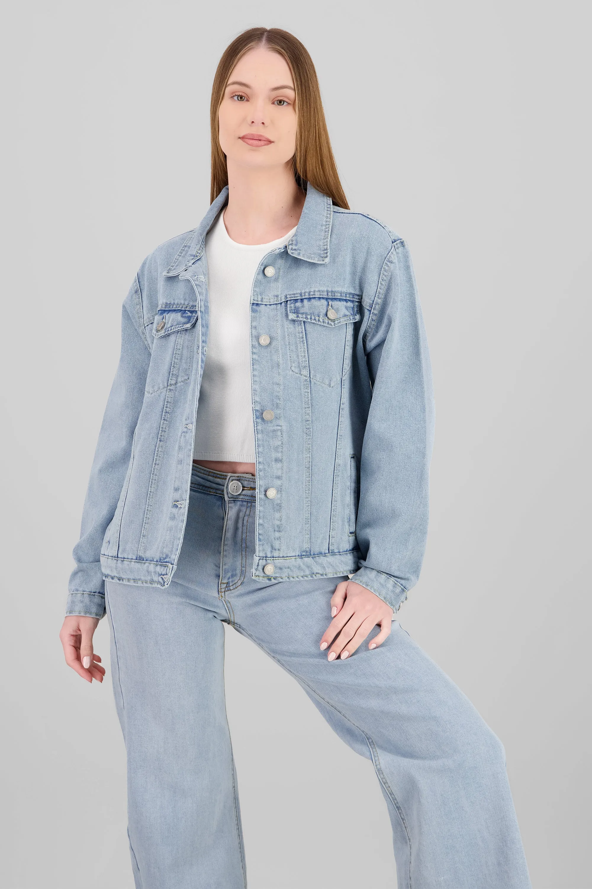 Chamarra trucker oversize sold by Shasa