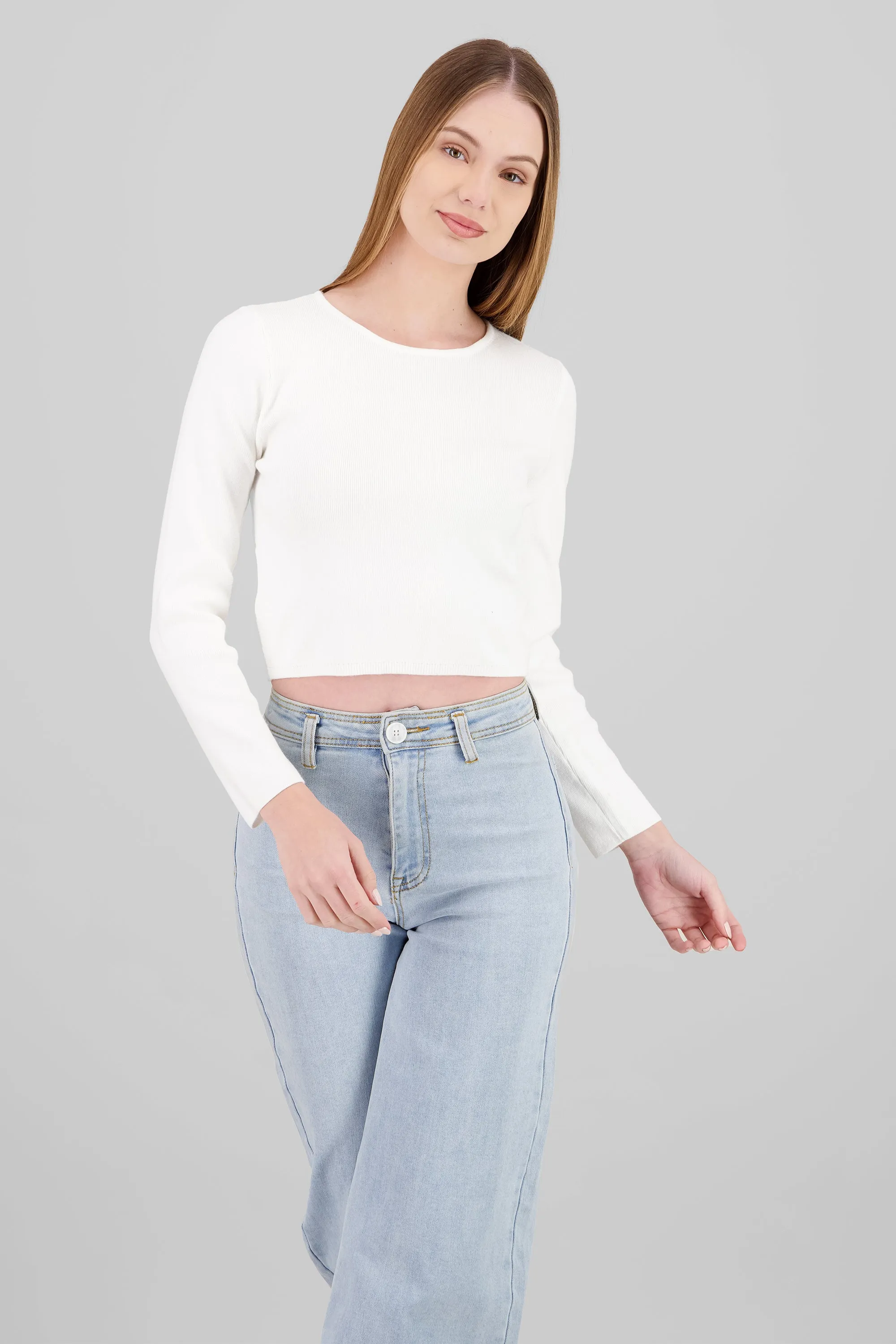 Sueter tejido cuello redondo sold by Shasa product image thumbnail 2