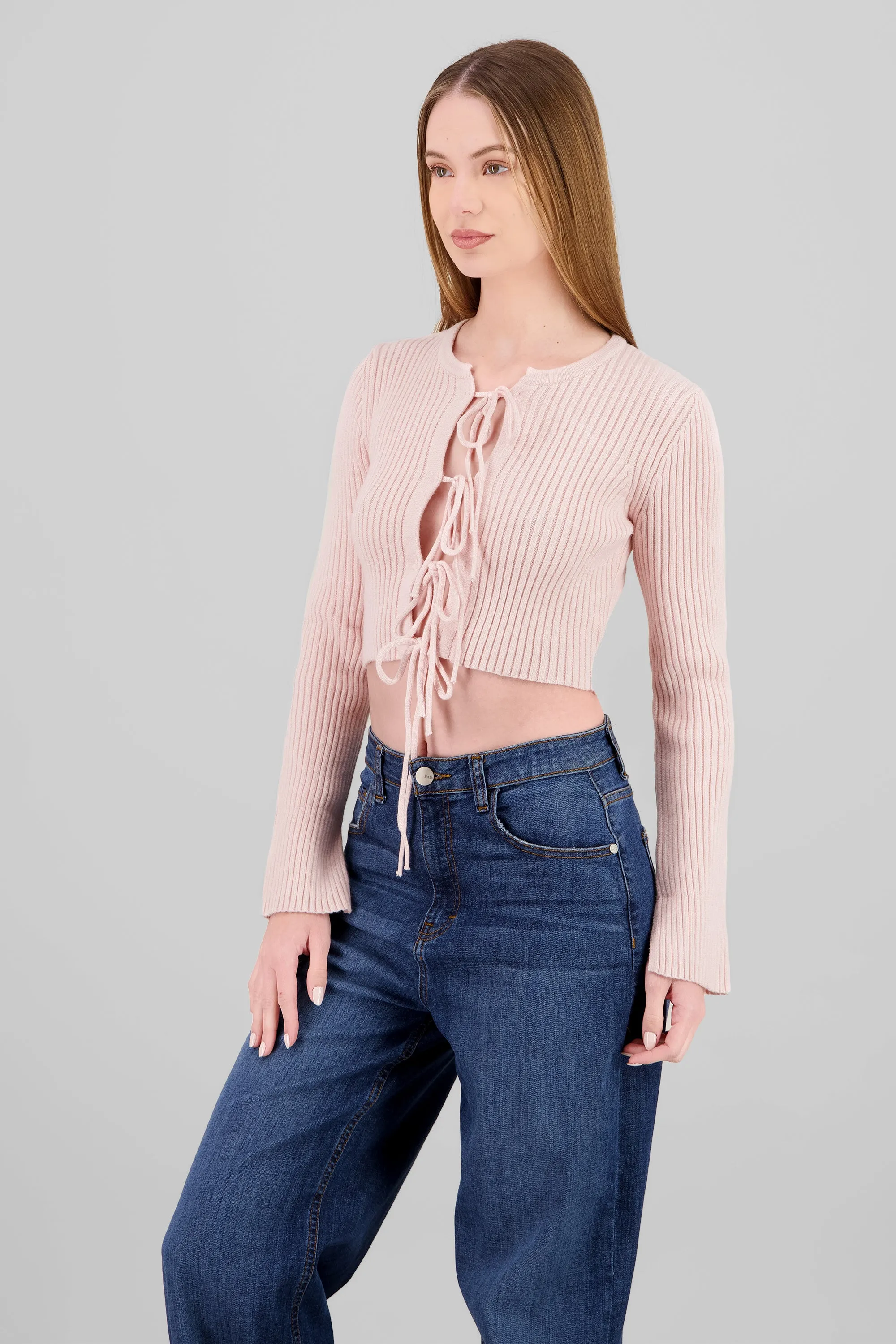 Cardigan tejido con amarre moños sold by Shasa product image thumbnail 3