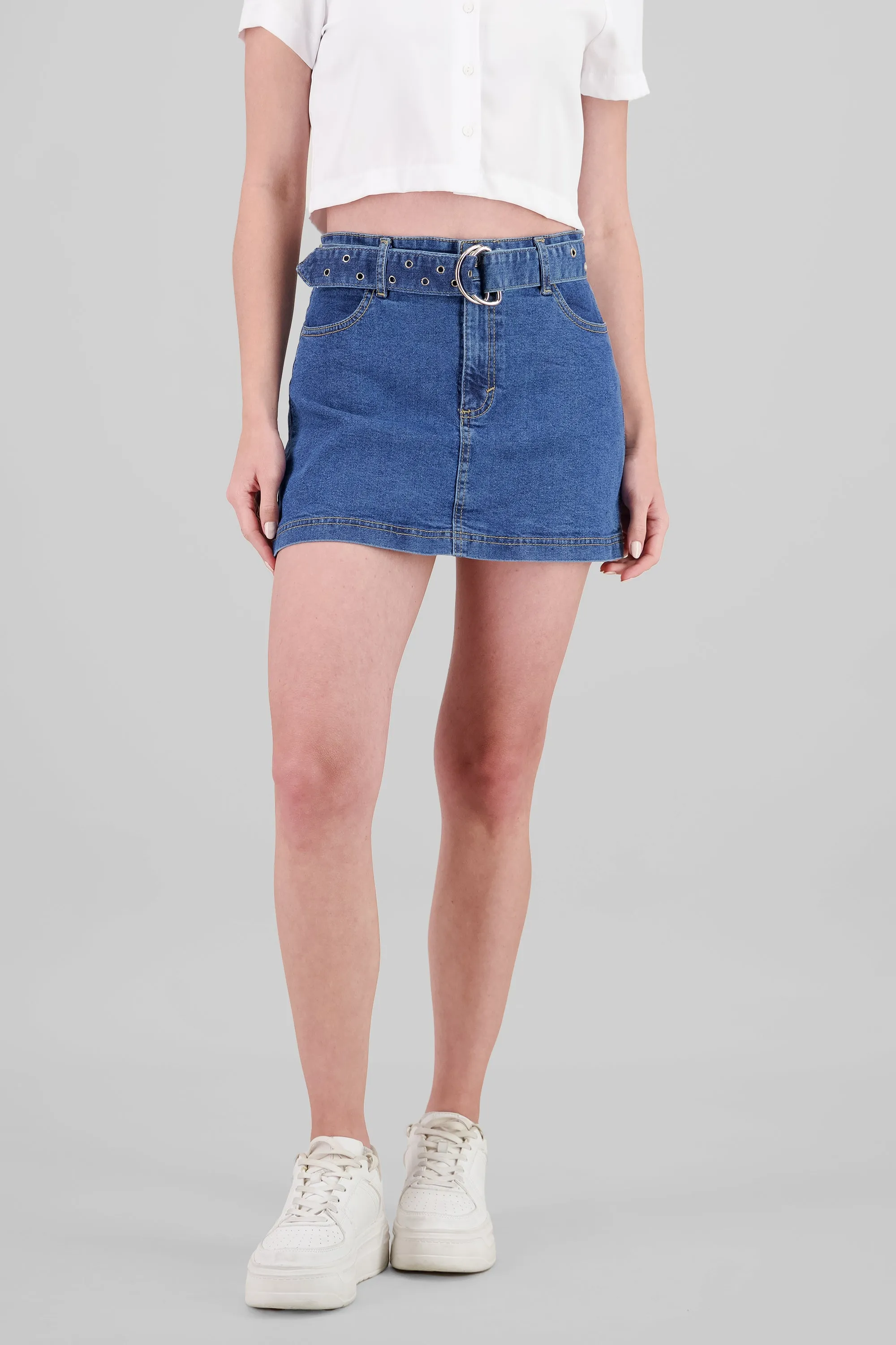 Falda short conturón detalles sold by Shasa product image thumbnail 2