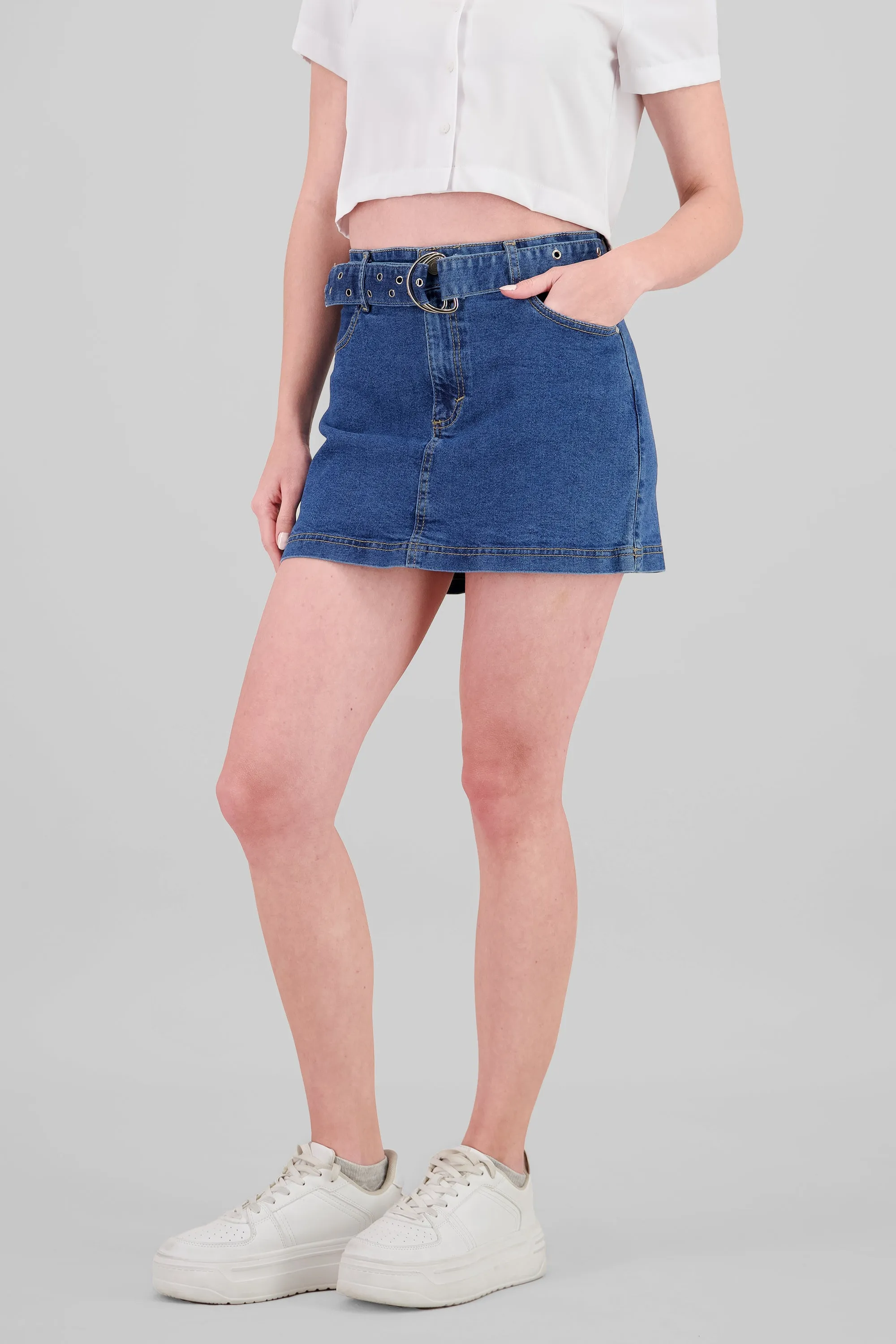 Falda short conturón detalles sold by Shasa product image thumbnail 3