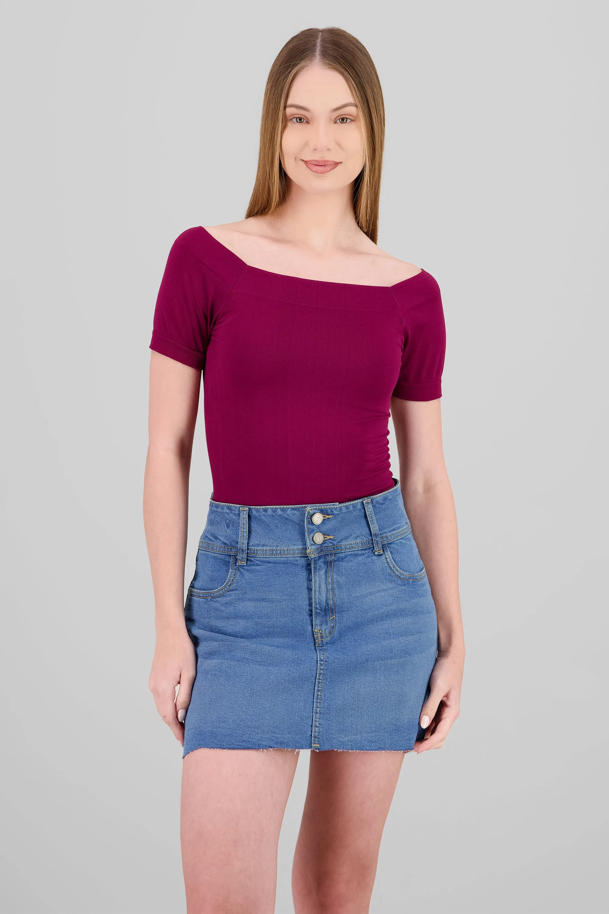 Bodysuit Liso Hombros Descubiertos sold by Shasa