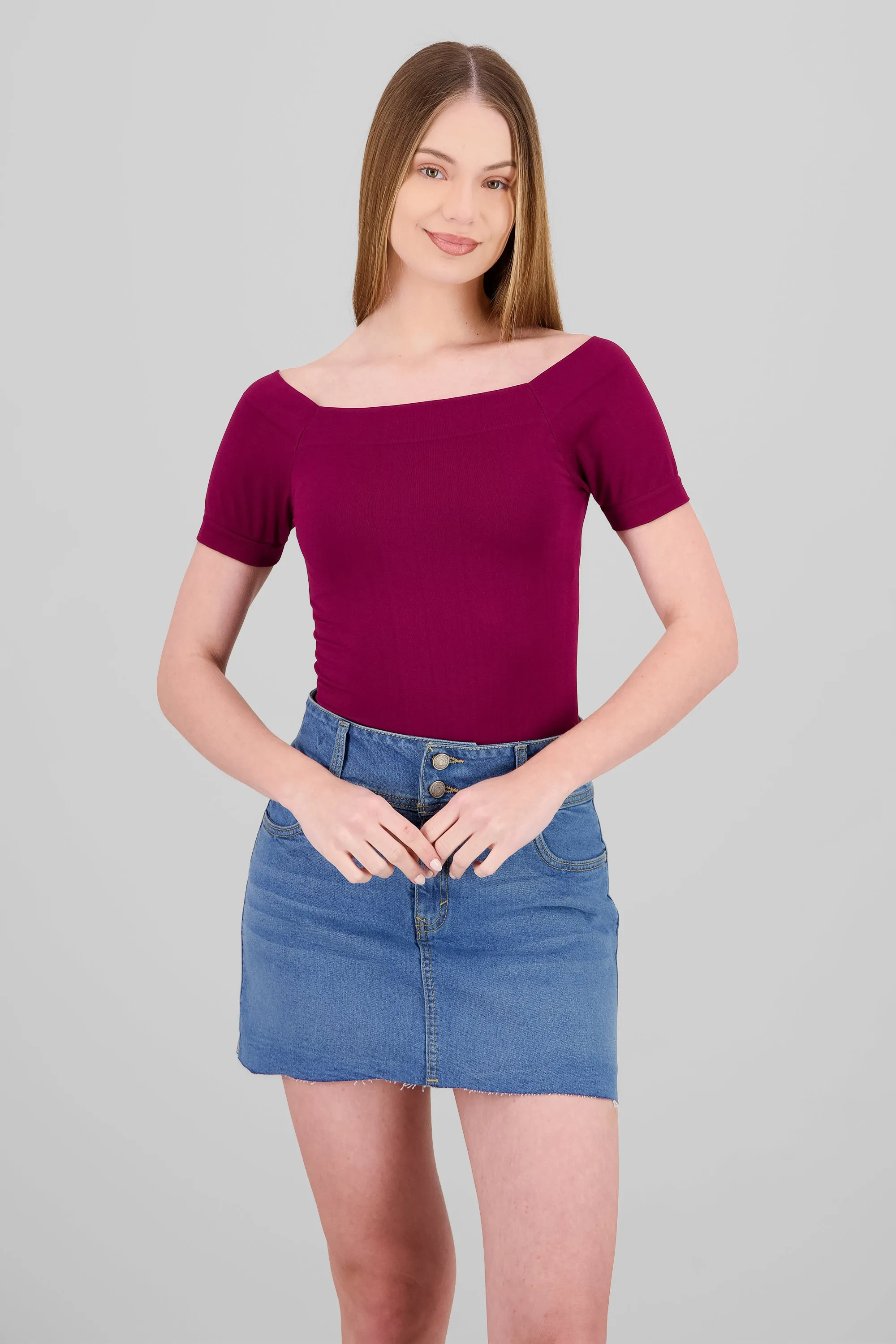 Bodysuit Liso Hombros Descubiertos sold by Shasa product image thumbnail 2