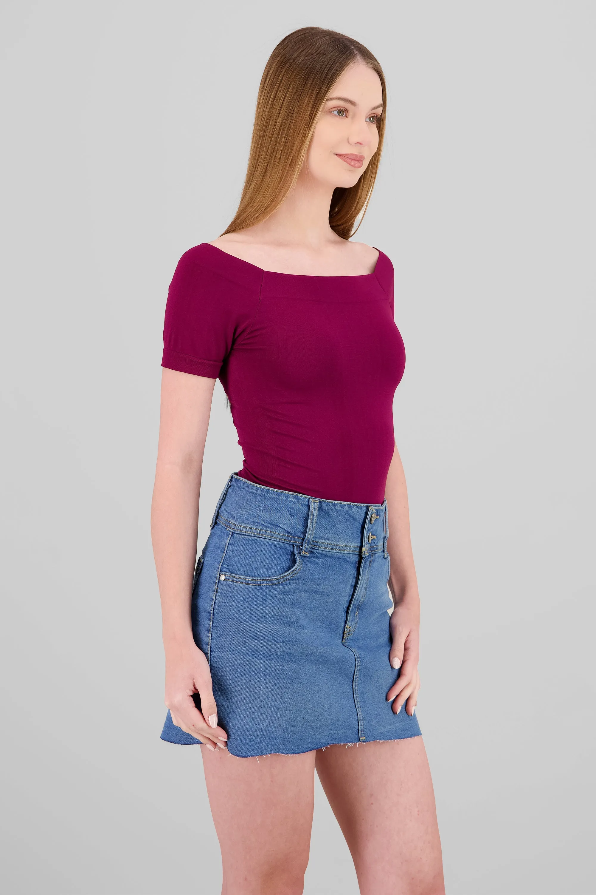 Bodysuit Liso Hombros Descubiertos sold by Shasa product image thumbnail 3