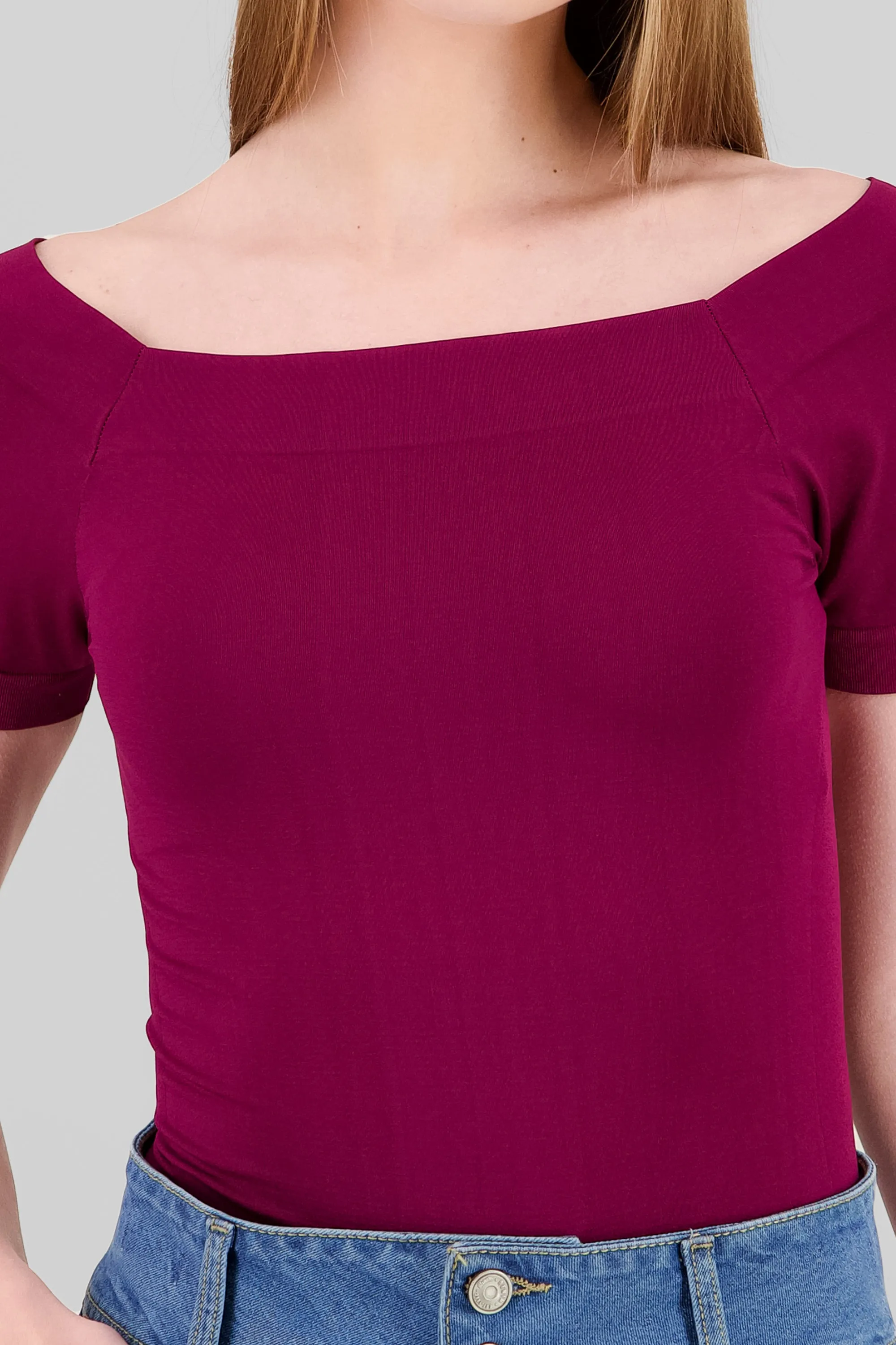 Bodysuit Liso Hombros Descubiertos sold by Shasa product image thumbnail 5