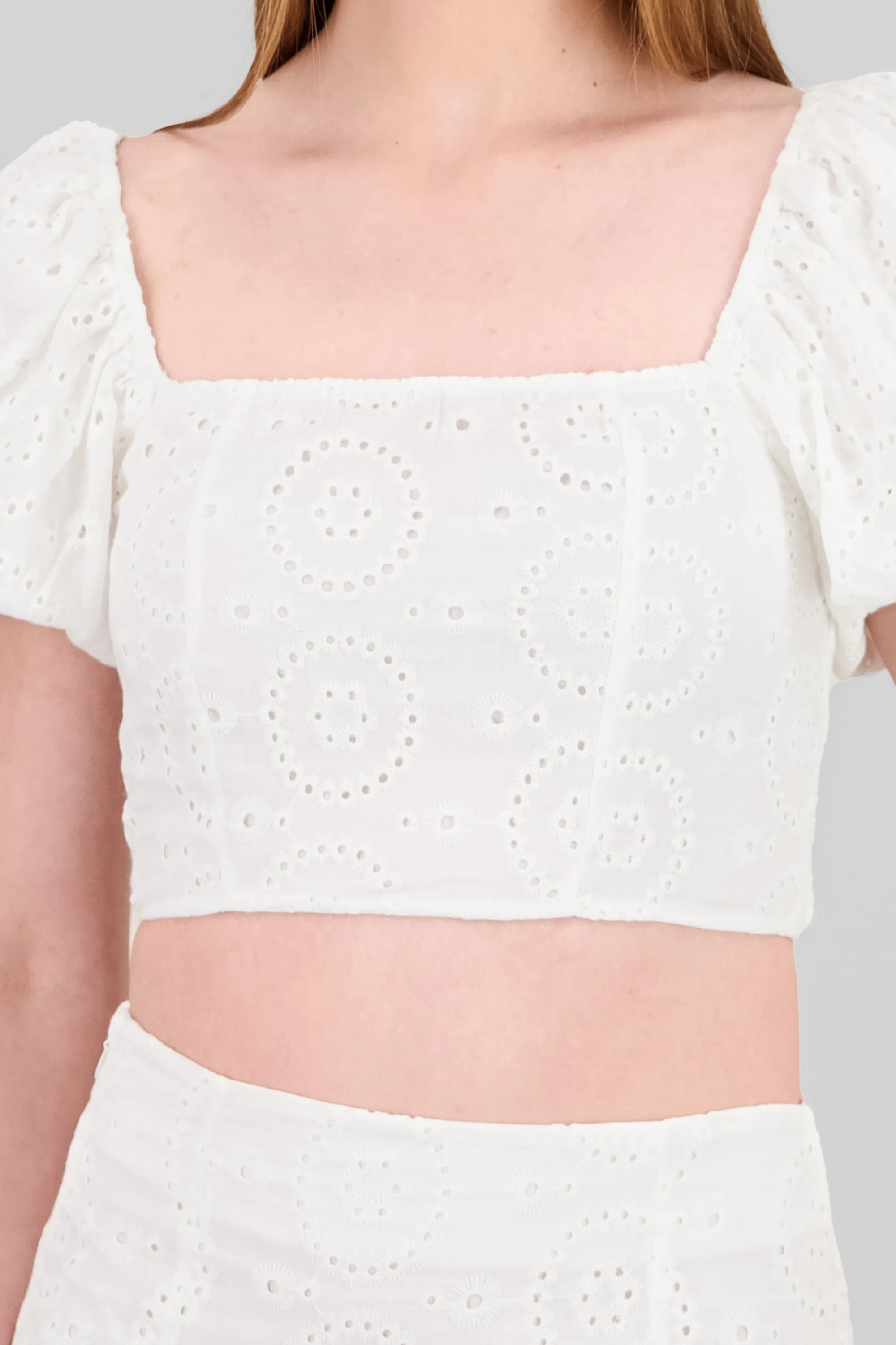 Blusa detalle bordado manga globo sold by Shasa product image thumbnail 5