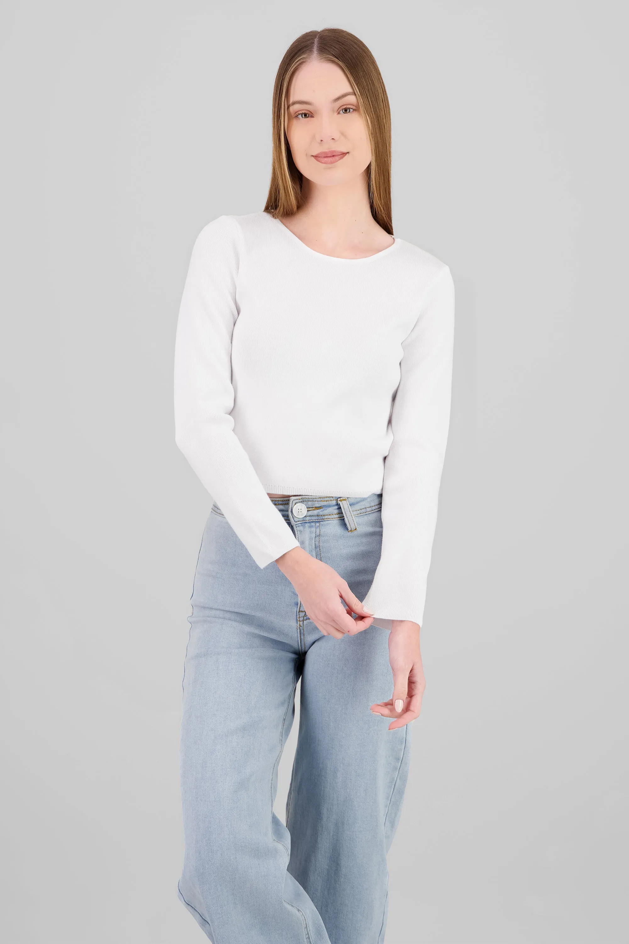 Sueter tejido cuello redondo sold by Shasa product image thumbnail 2