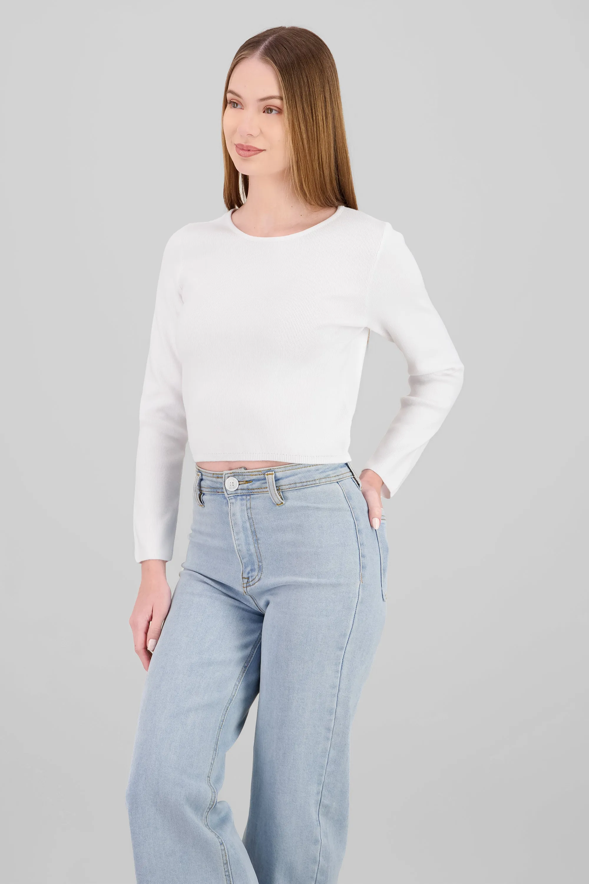 Sueter tejido cuello redondo sold by Shasa product image thumbnail 3