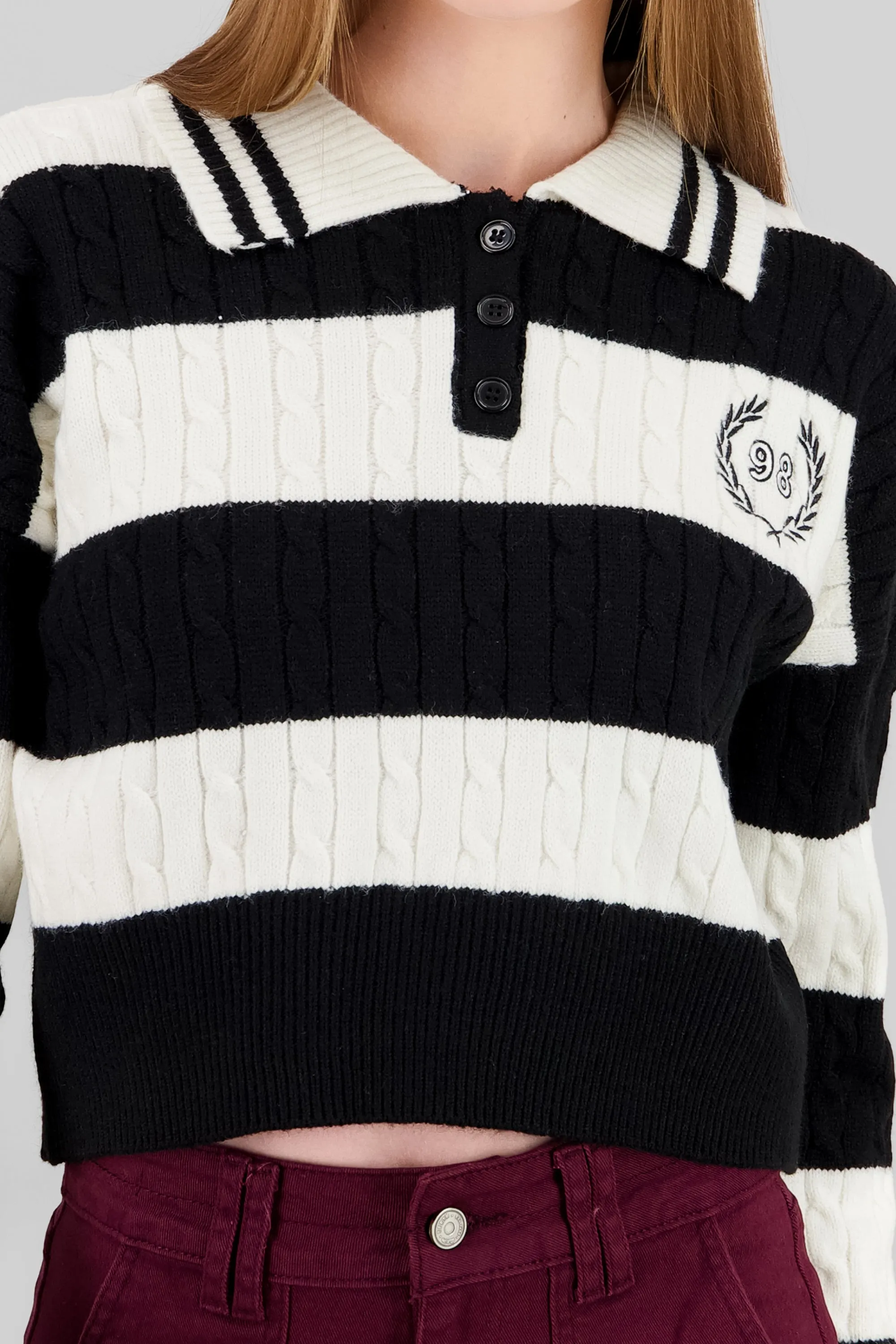 Sueter rayas cuello polo sold by Shasa product image thumbnail 5